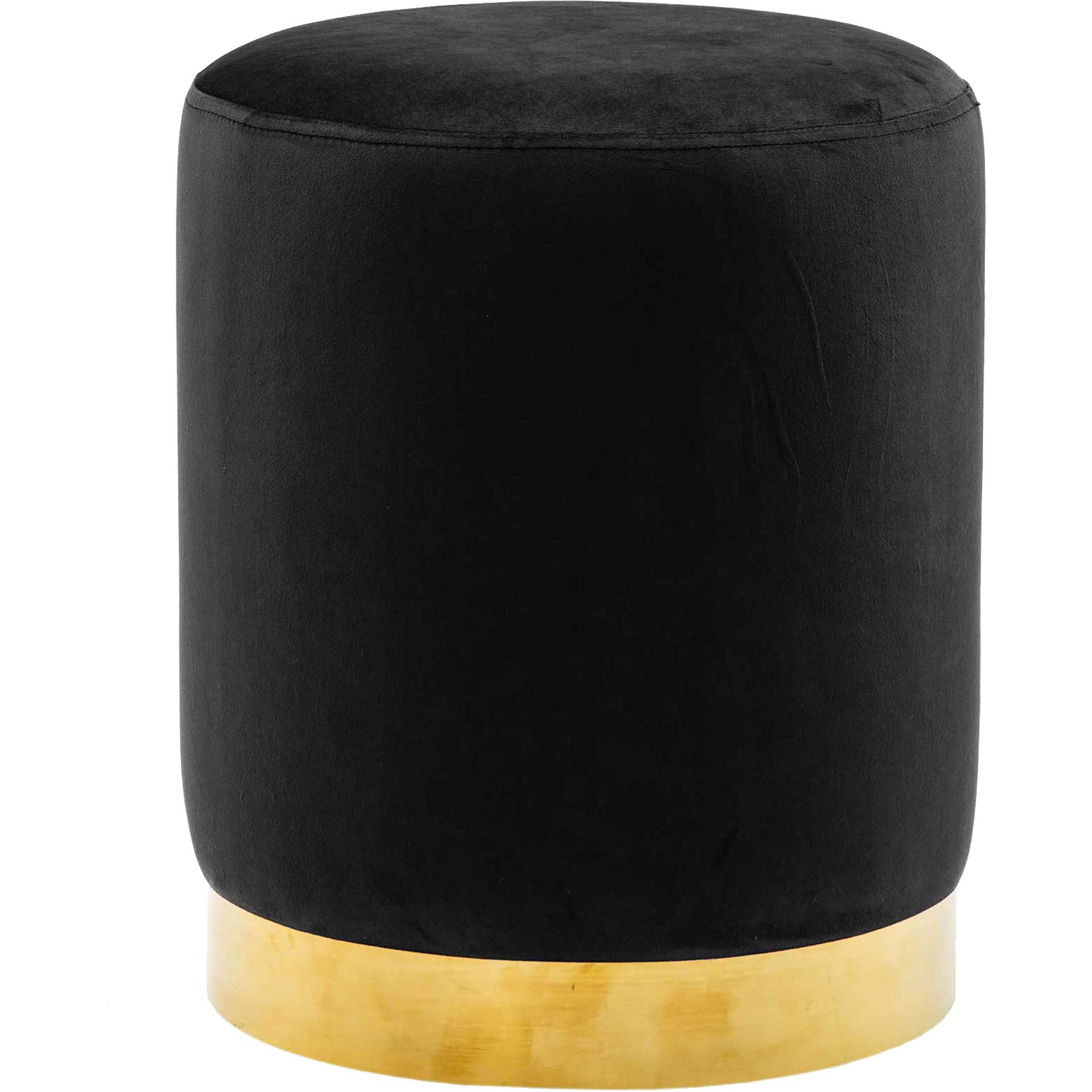 Proclaim Velvet Ottoman Black - Image 2