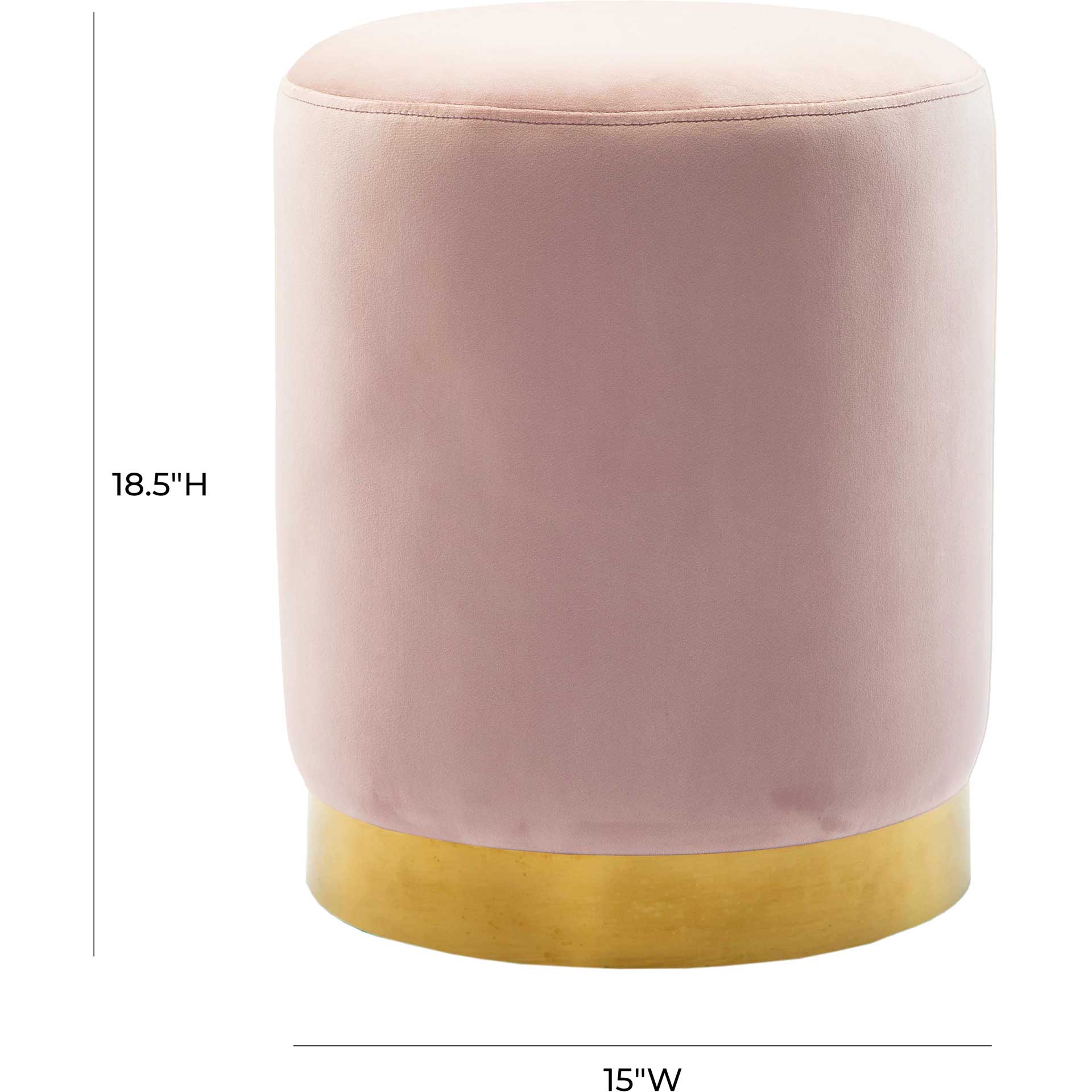 Proclaim Velvet Ottoman Blush - Image 4