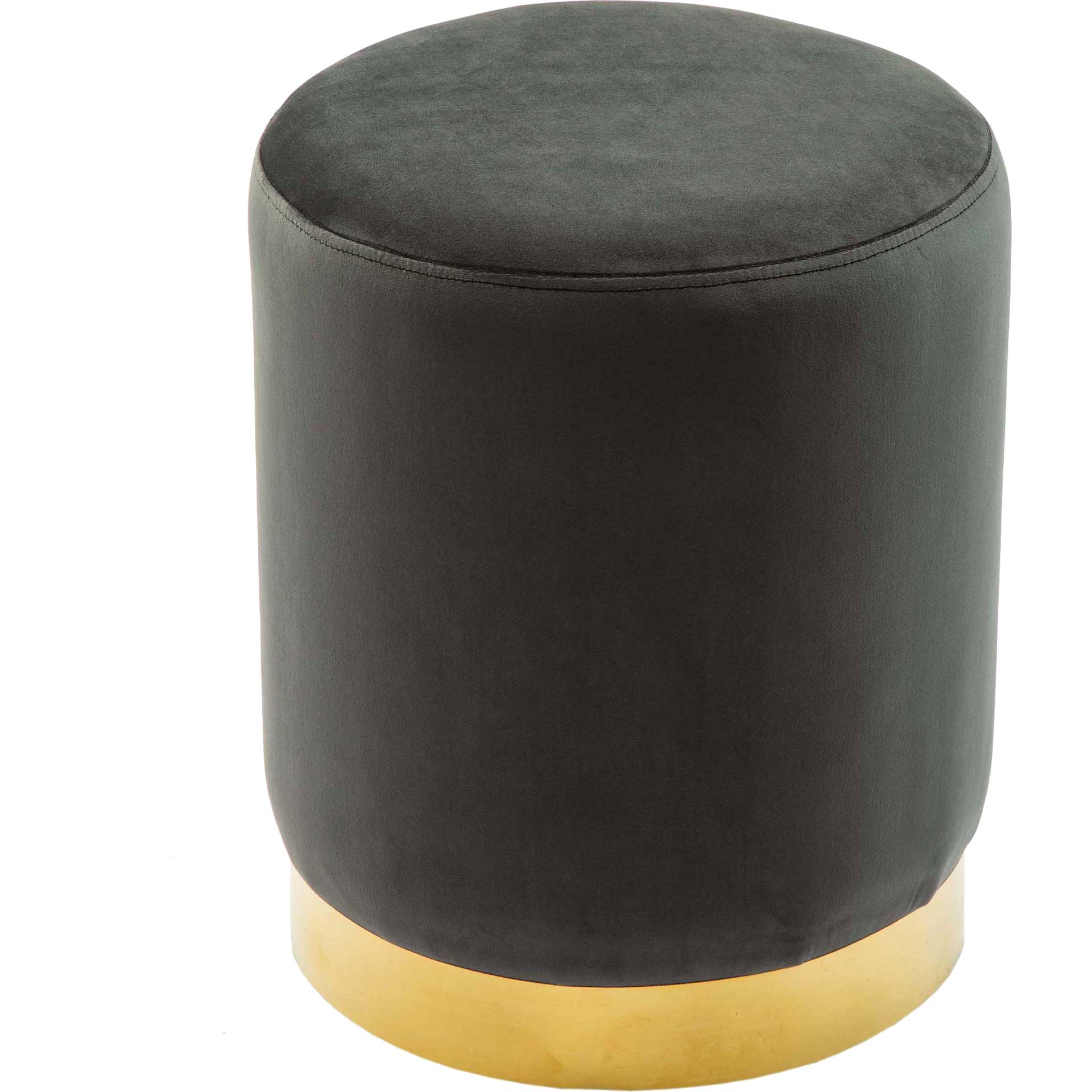 Proclaim Velvet Ottoman Gray - Image 2