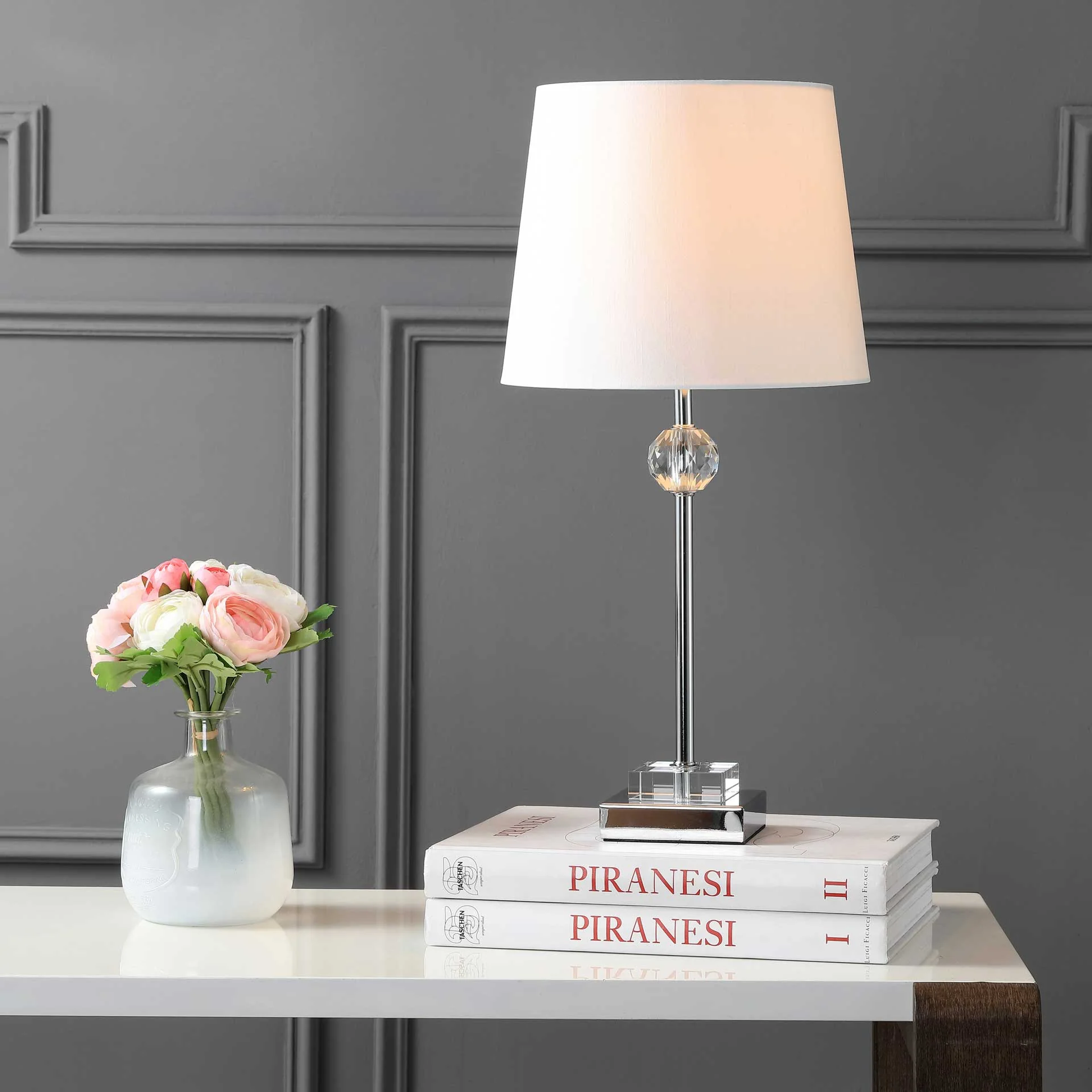 Prompt Table Lamp Clear/Chrome - Image 4