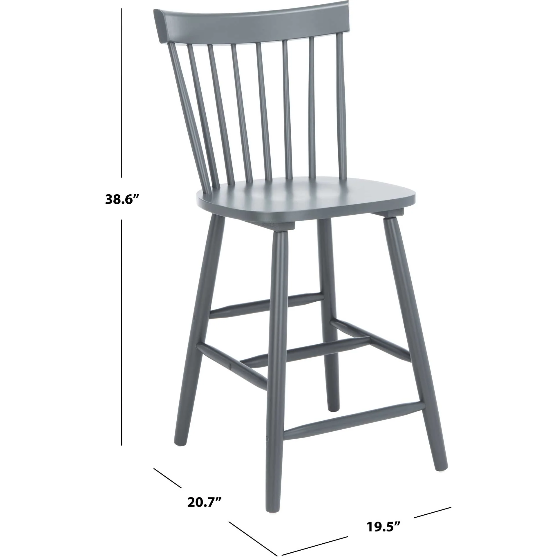 Prospect Bar Stool Gray (Set of 2) - Image 21