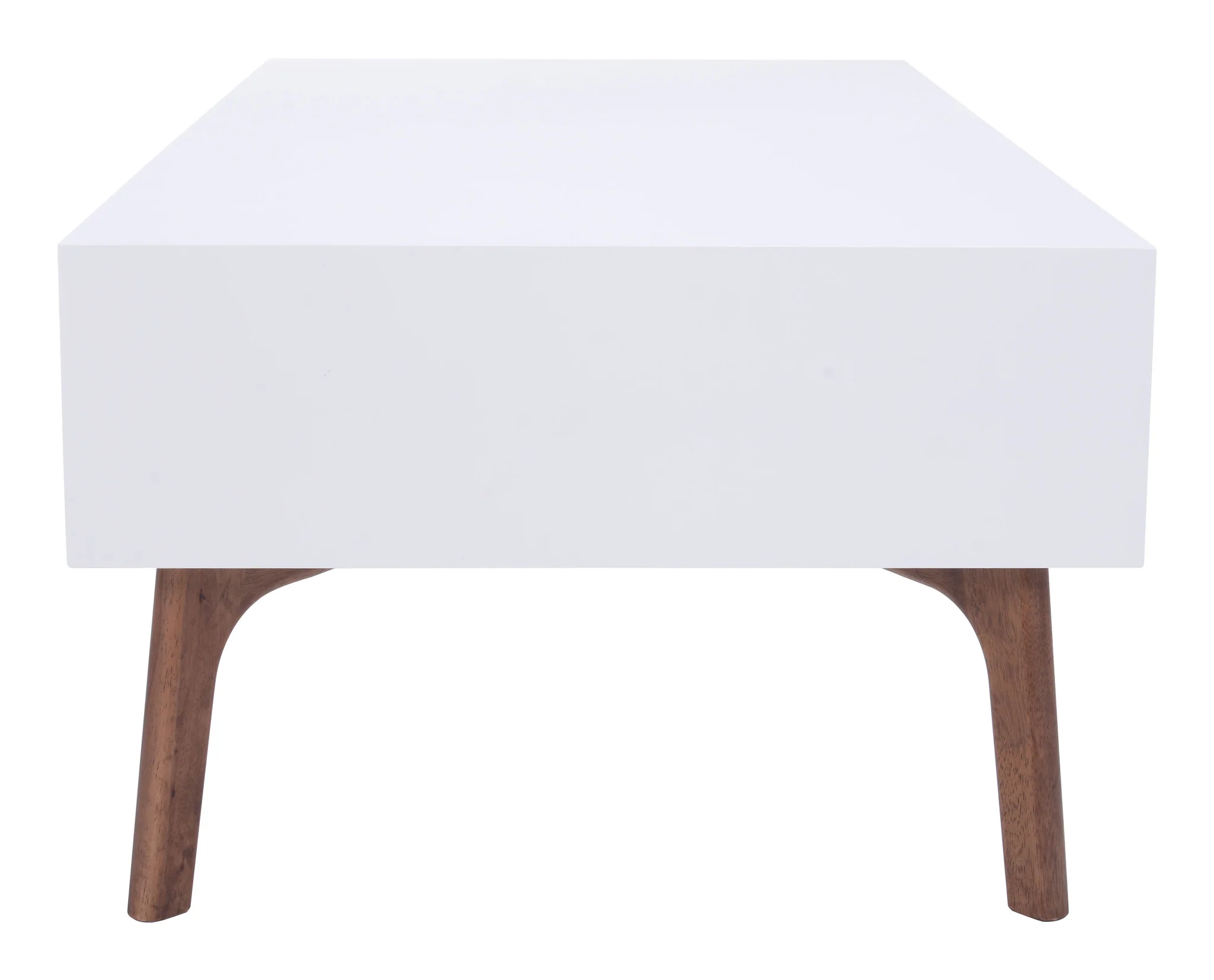 Proto Coffee Table Walnut & White - Image 2