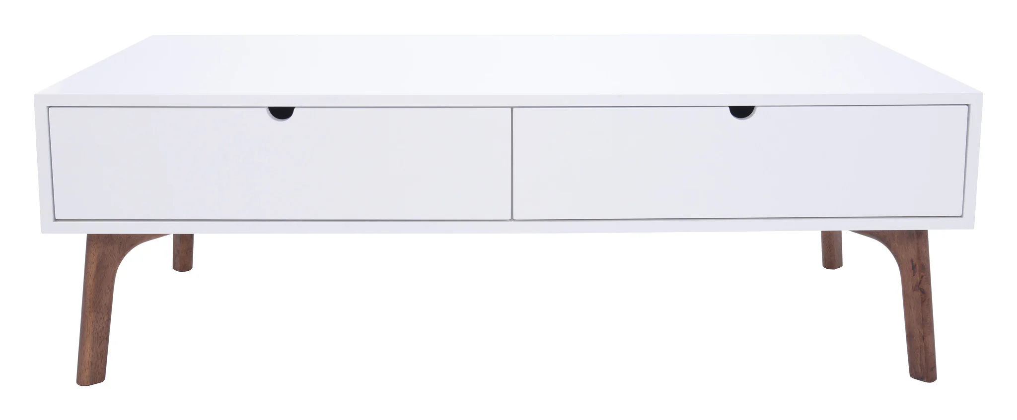 Proto Coffee Table Walnut & White - Image 3
