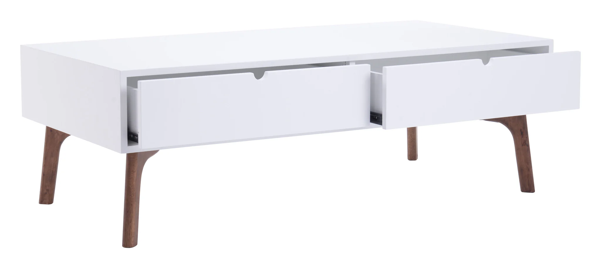 Proto Coffee Table Walnut & White - Image 5