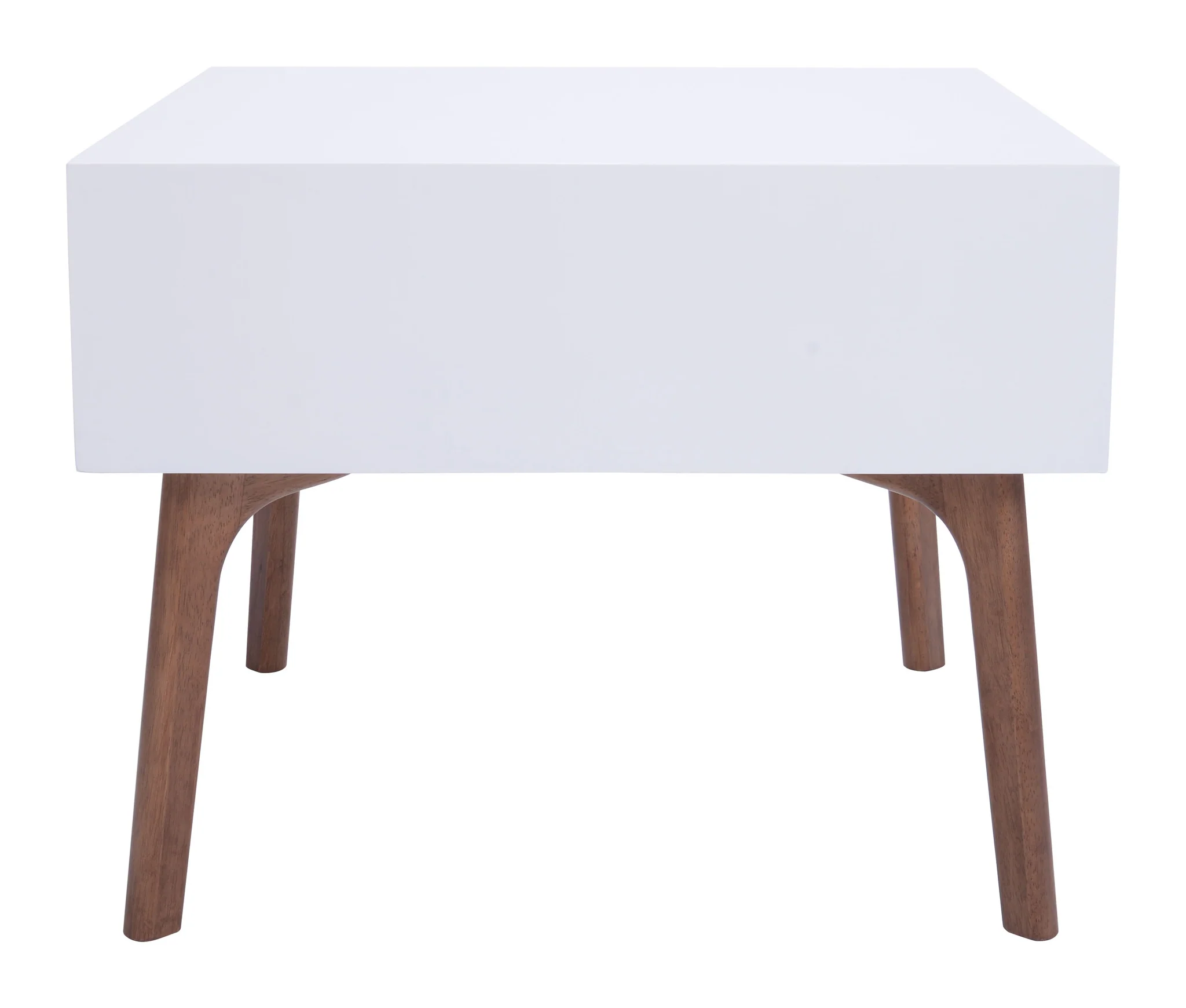 Proto Side Table Walnut & White - Image 2