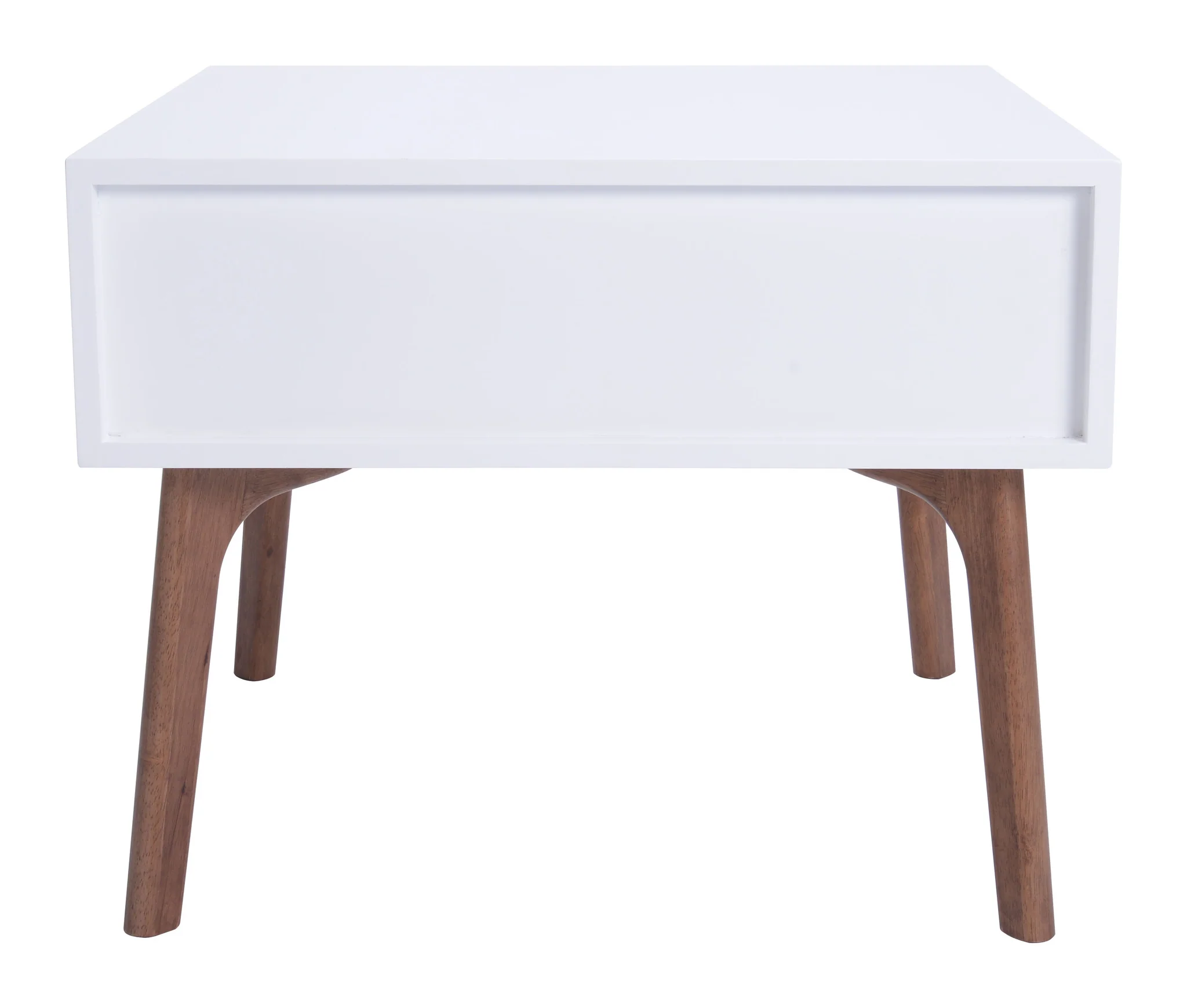 Proto Side Table Walnut & White - Image 4