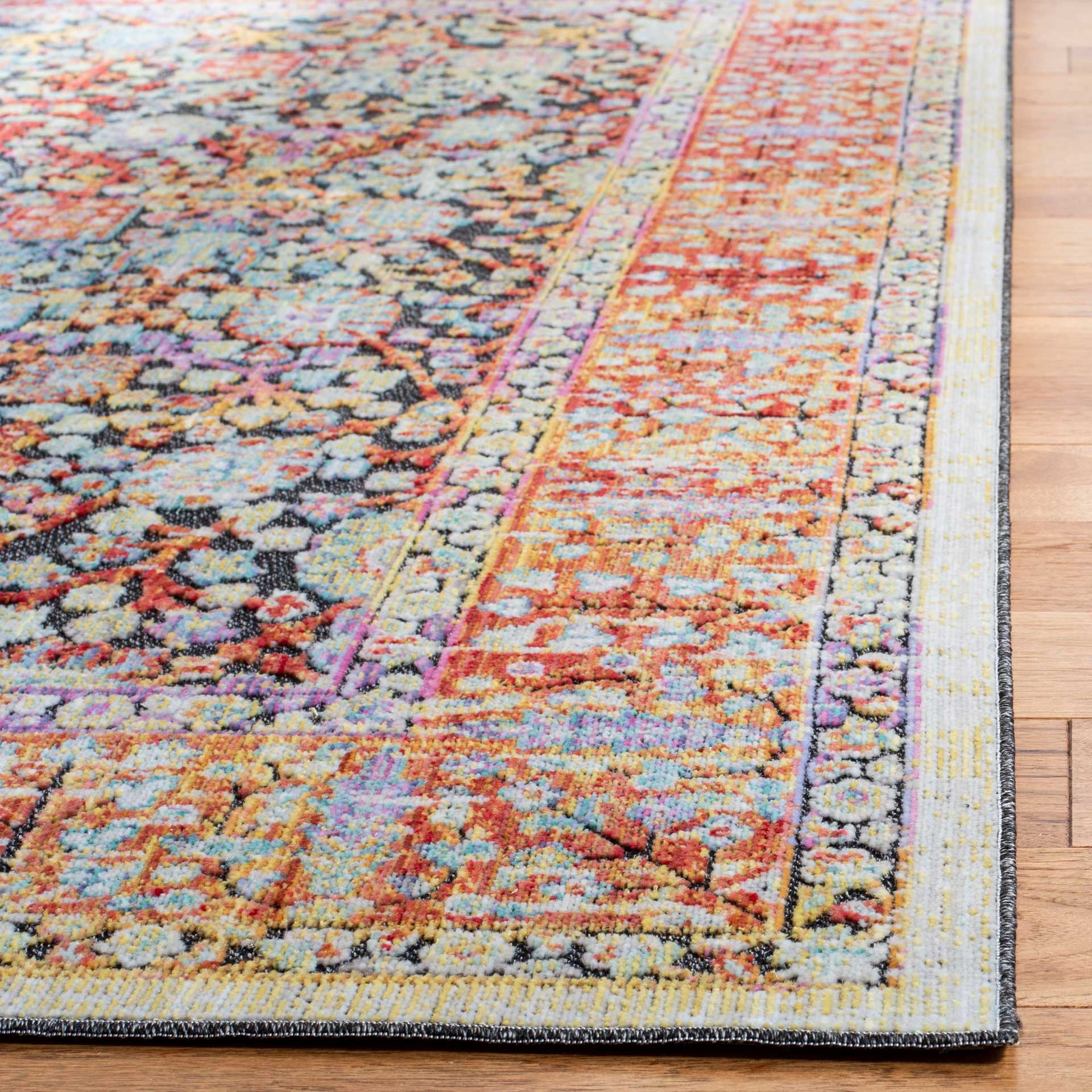 Provance Red/Black Area Rug - Image 3