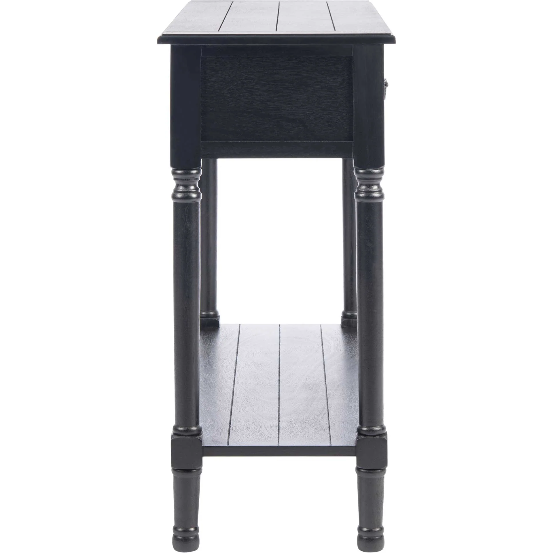 Providence 2 Drawer Console Table Black - Image 3
