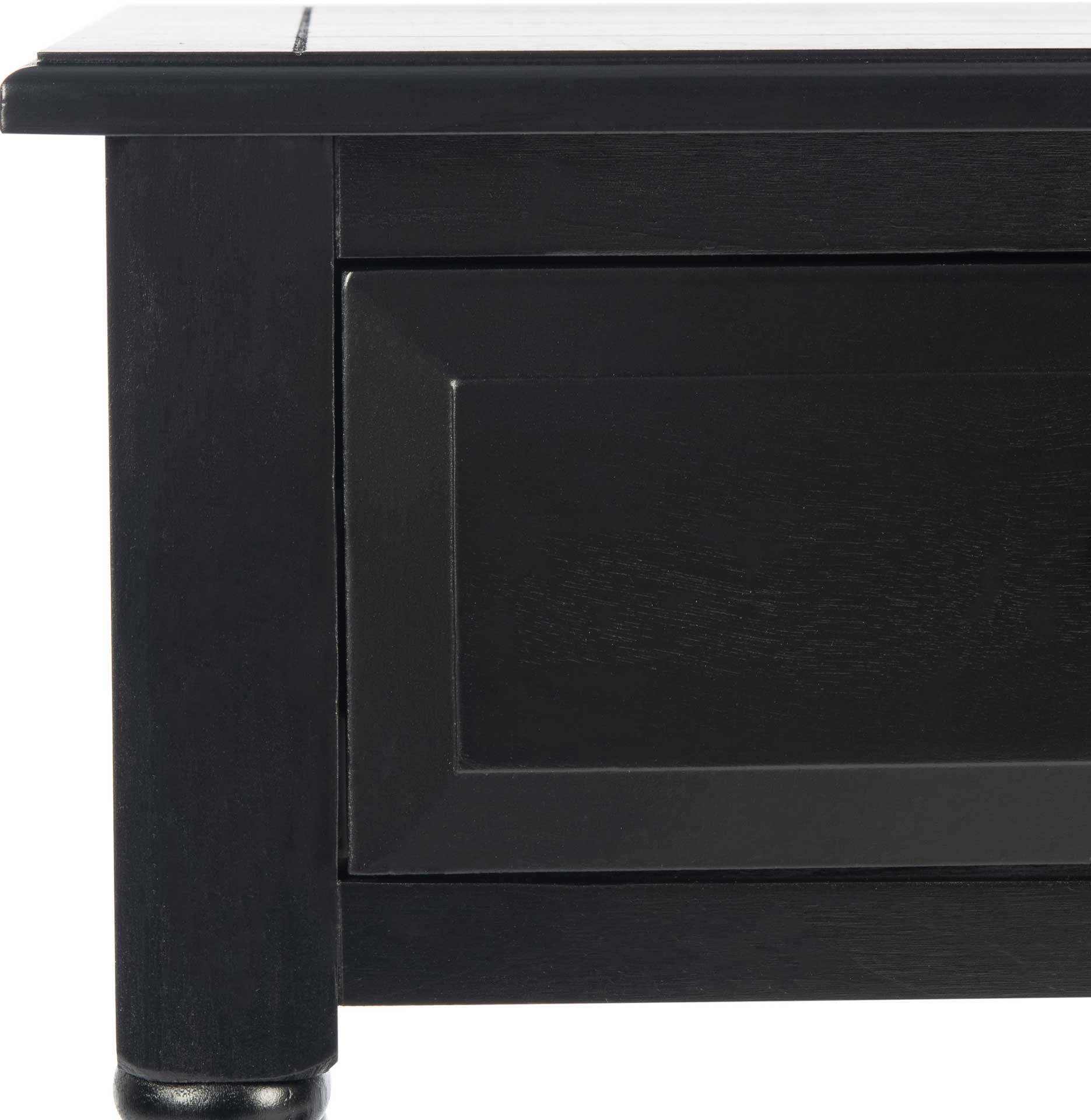 Providence 2 Drawer Console Table Black - Image 6