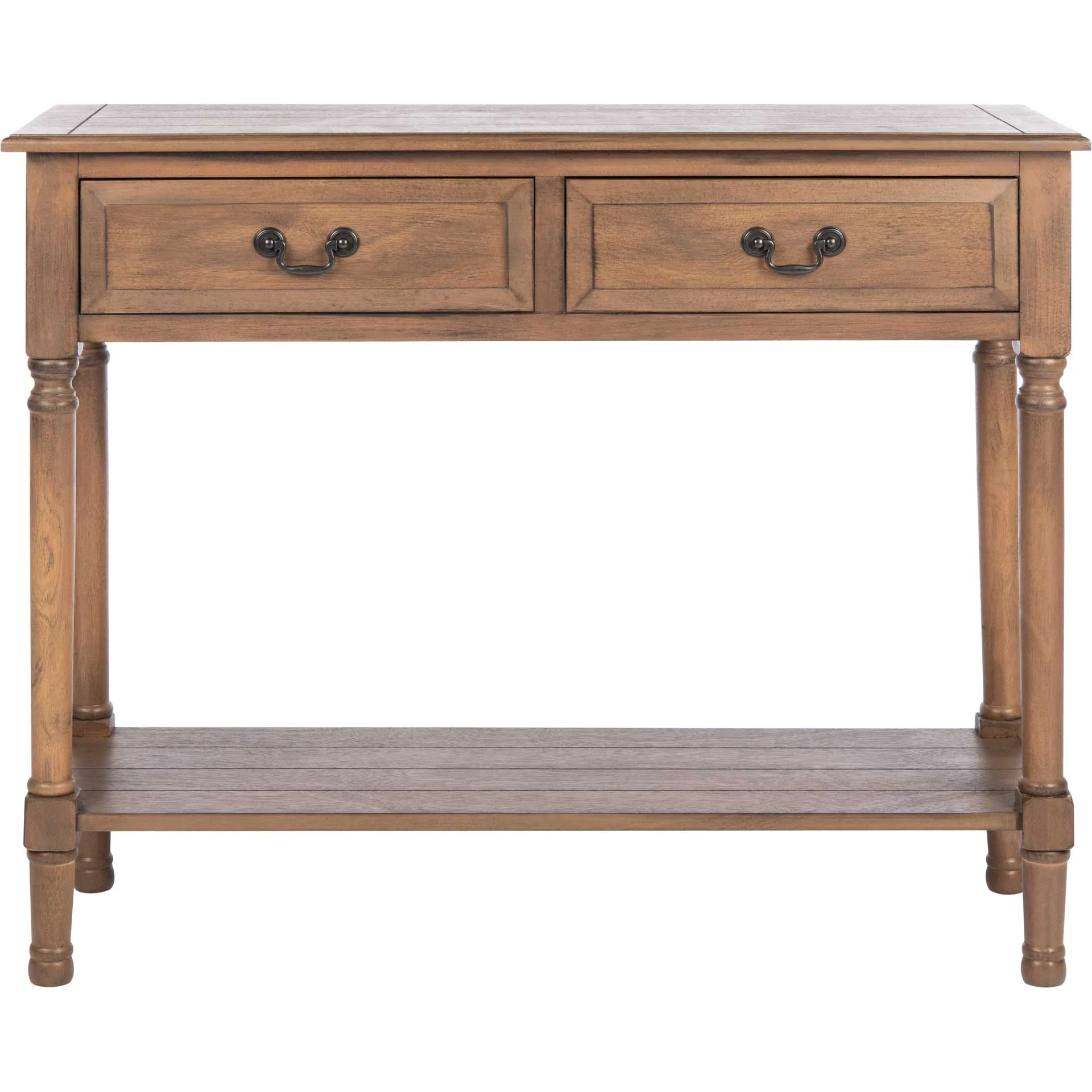 Providence 2 Drawer Console Table Brown - Image 2