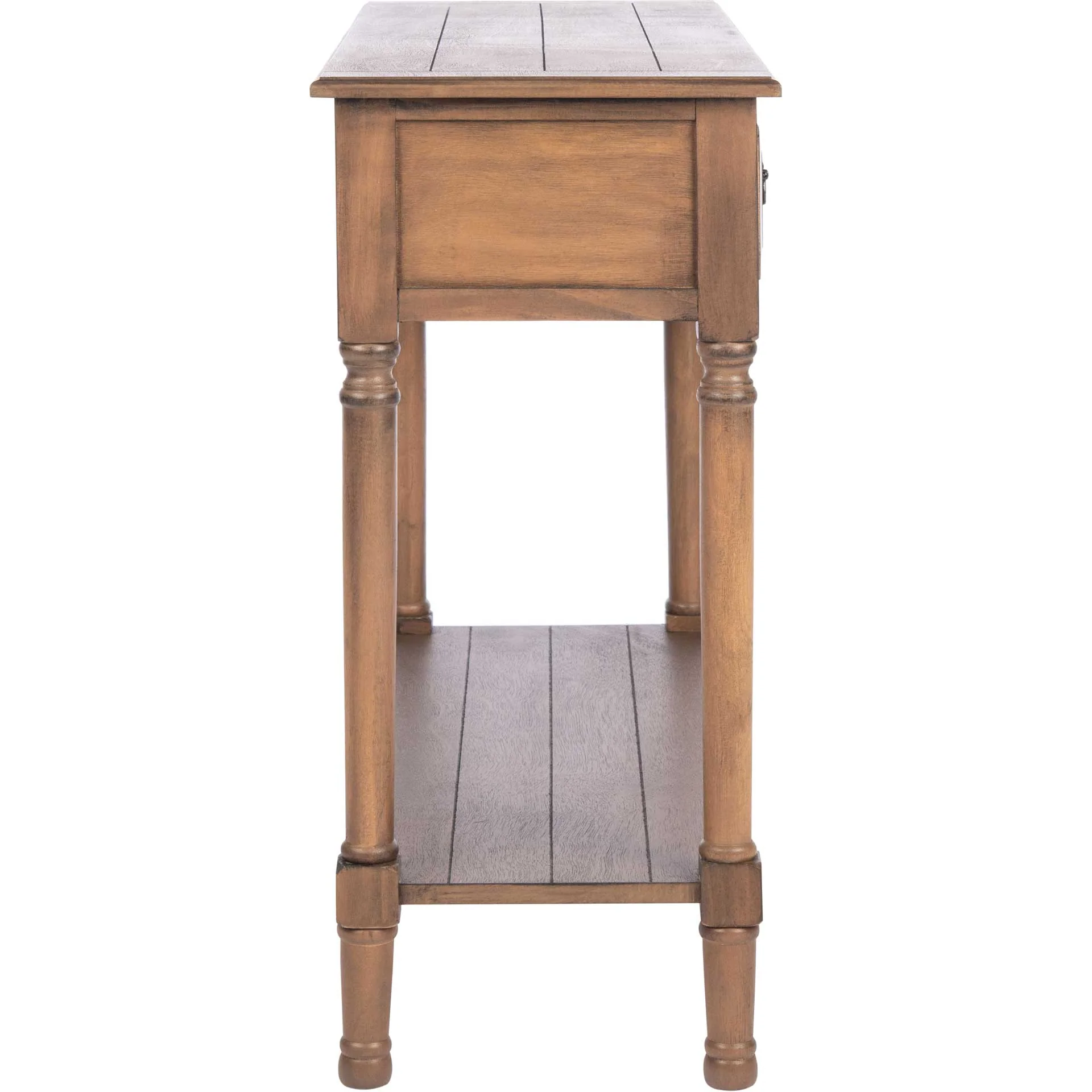 Providence 2 Drawer Console Table Brown - Image 3