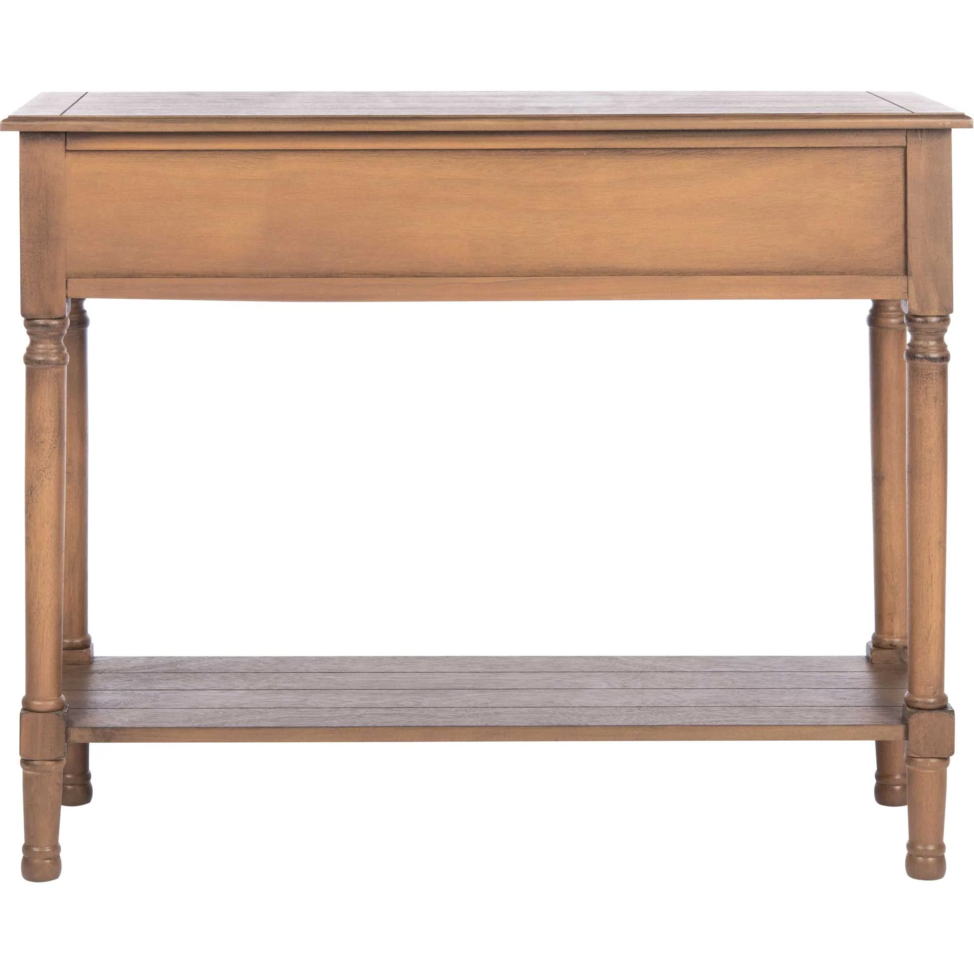 Providence 2 Drawer Console Table Brown - Image 4