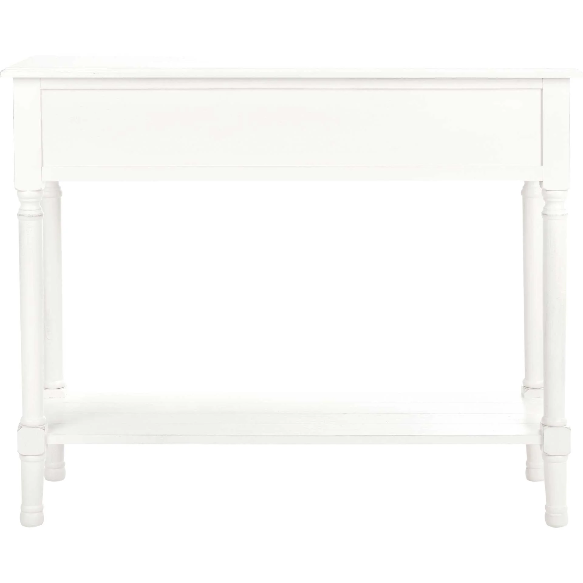 Providence 2 Drawer Console Table Distressed White - Image 2