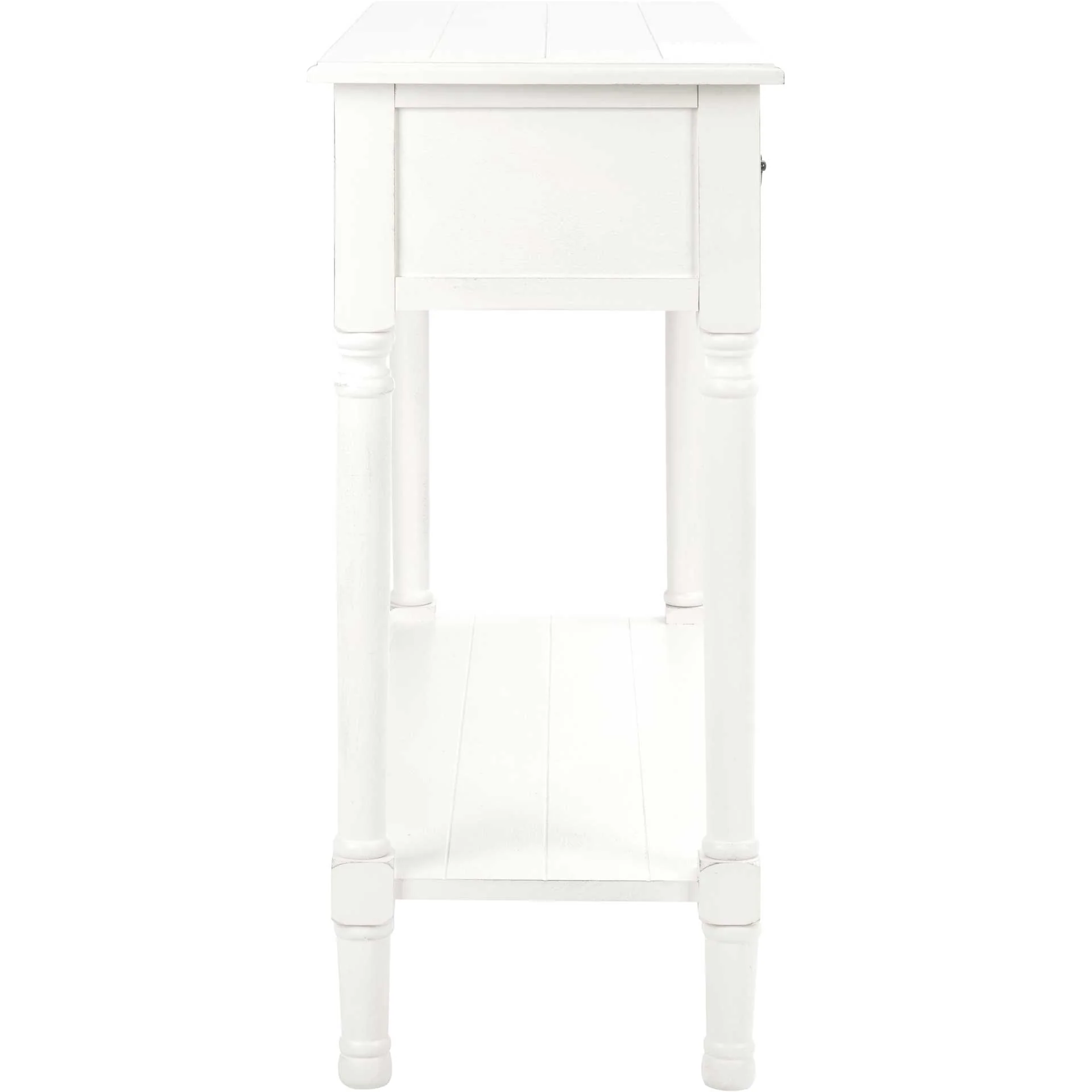 Providence 2 Drawer Console Table Distressed White - Image 3