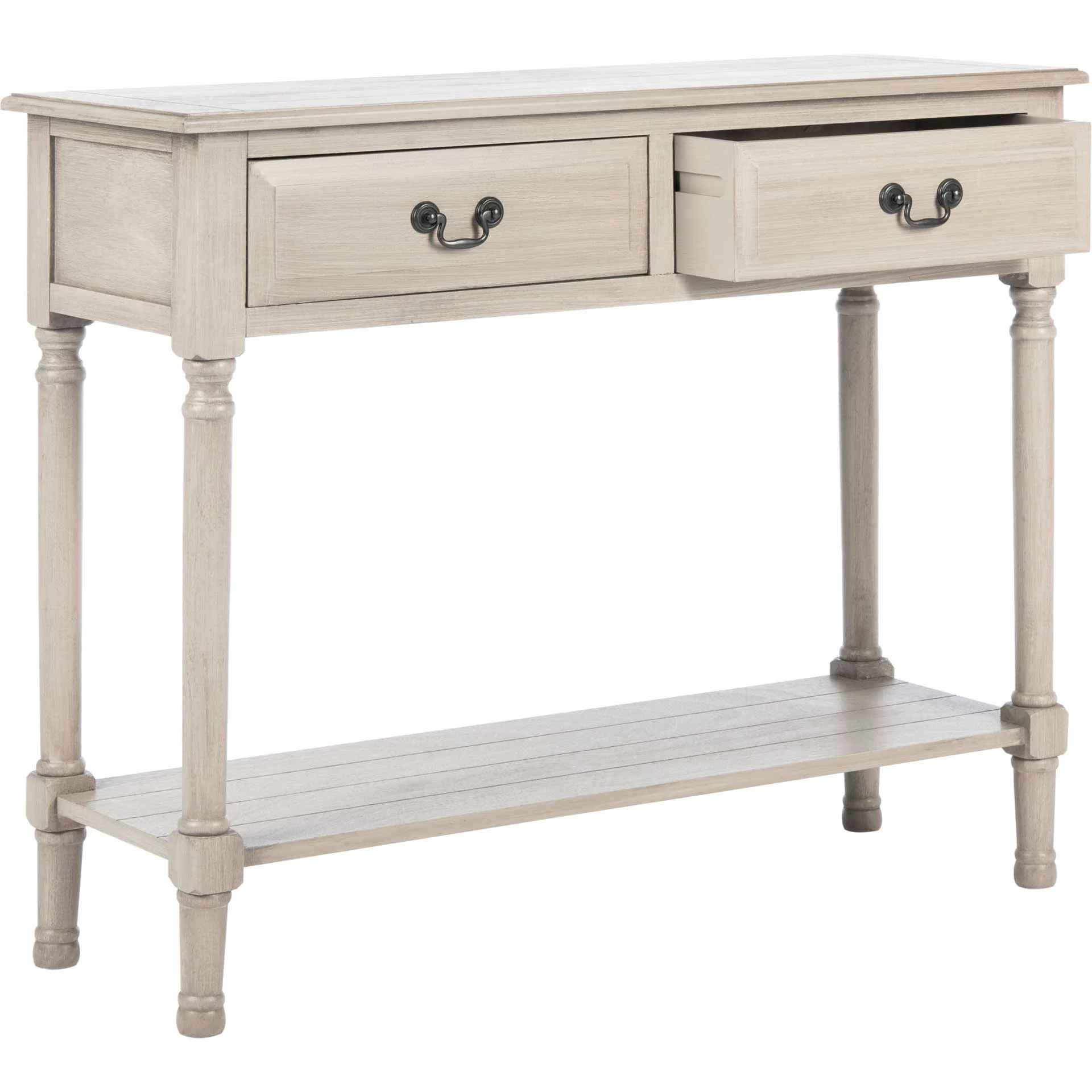 Providence 2 Drawer Console Table Greige - Image 5