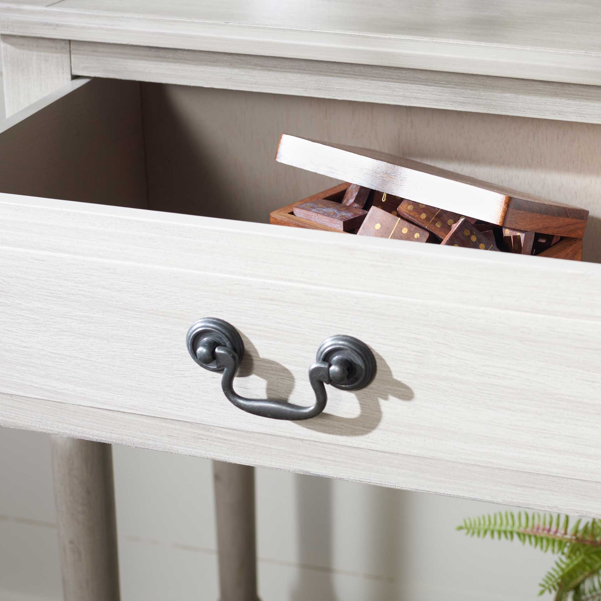 Providence 2 Drawer Console Table Greige - Image 8