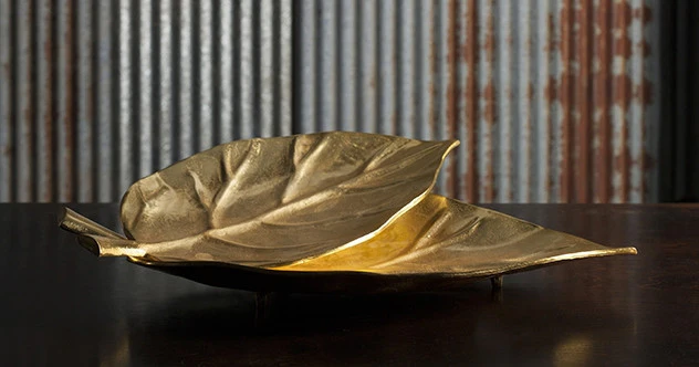 Pulaski Aluminum Leaf Trays (Set of 2) - Image 2