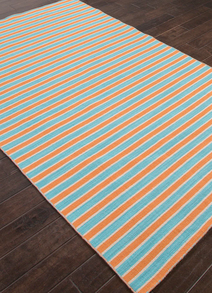 Pura Vida Ayuda Vermillion Orange/Baltic Area Rug - Image 2