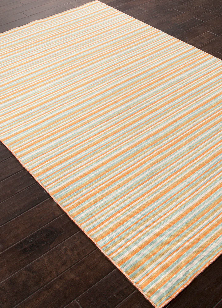 Pura Vida Pacifico Vermillion Orange Area Rug - Image 2