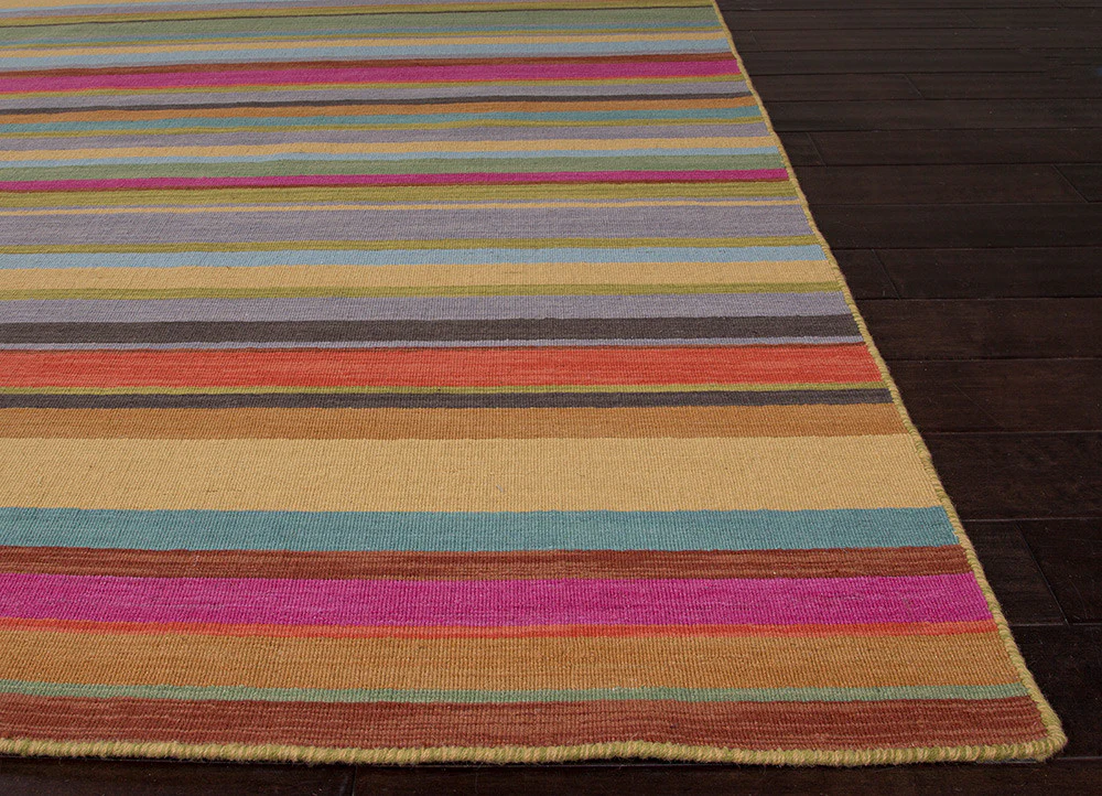 Pura Vida Tamarindo Palm/Very Berry Area Rug - Image 3