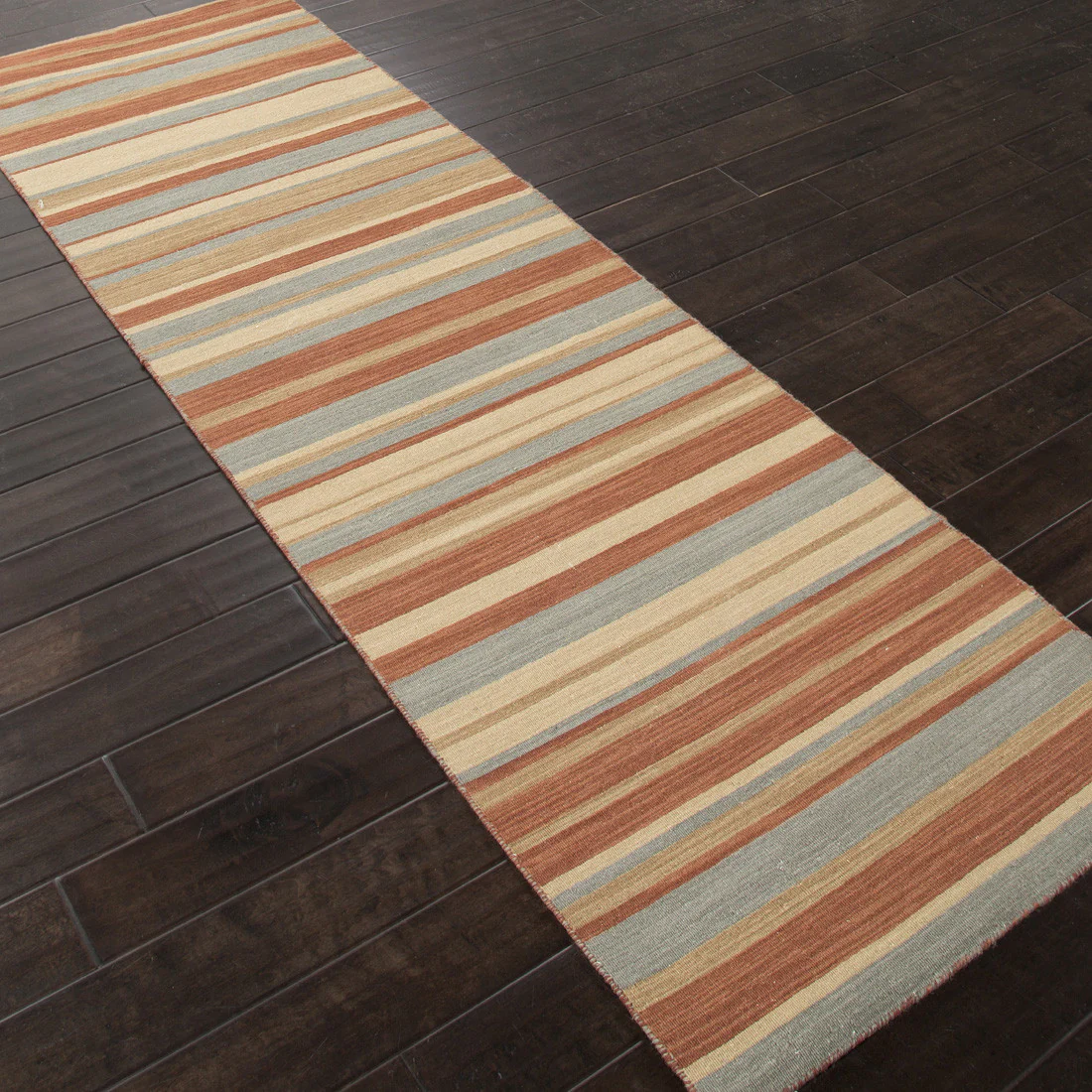 Pura Vida Tamarindo Sea Green/Rust Runner Rug - Image 2