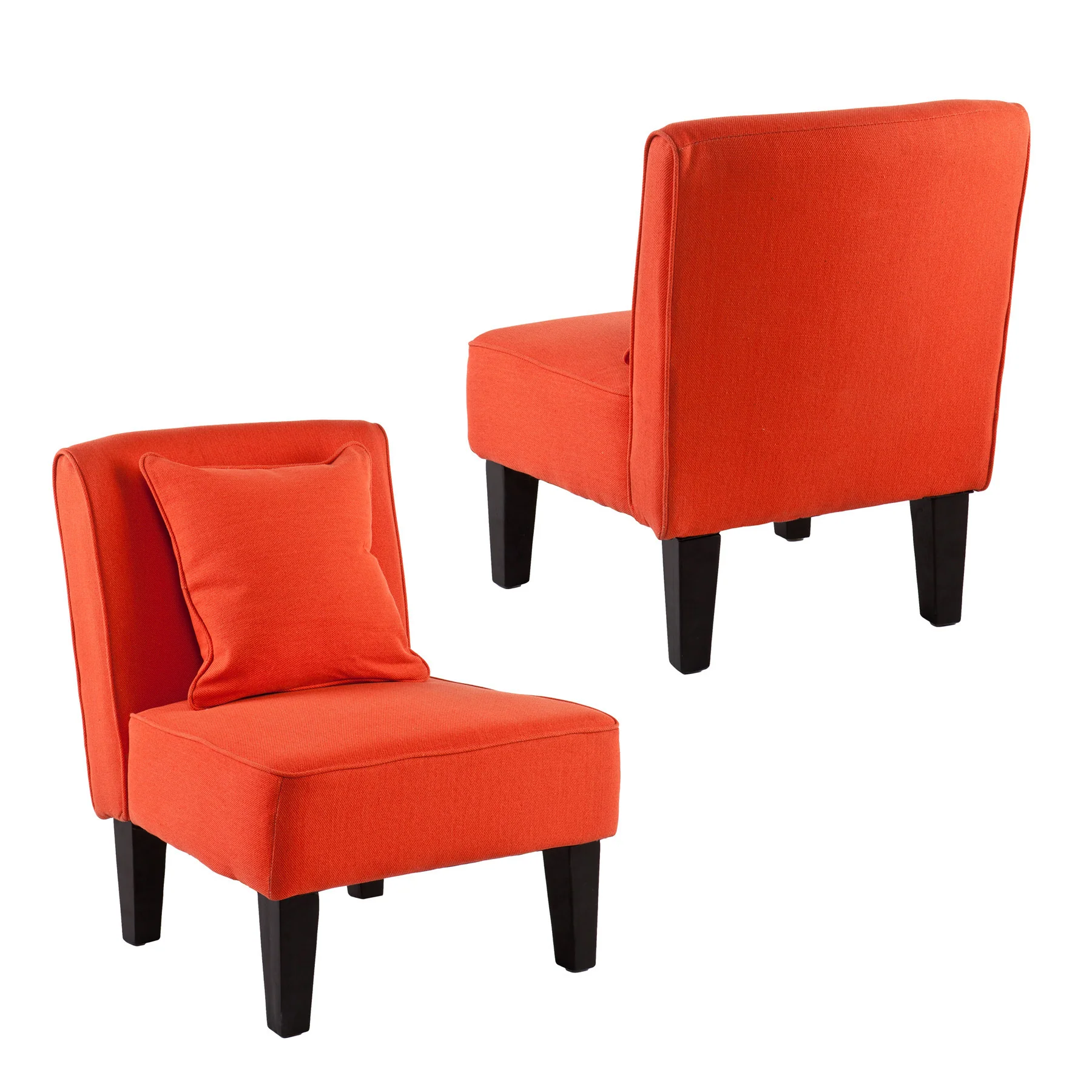 Purban Lounge Chair Red/Orange (Set of 2) - Image 2