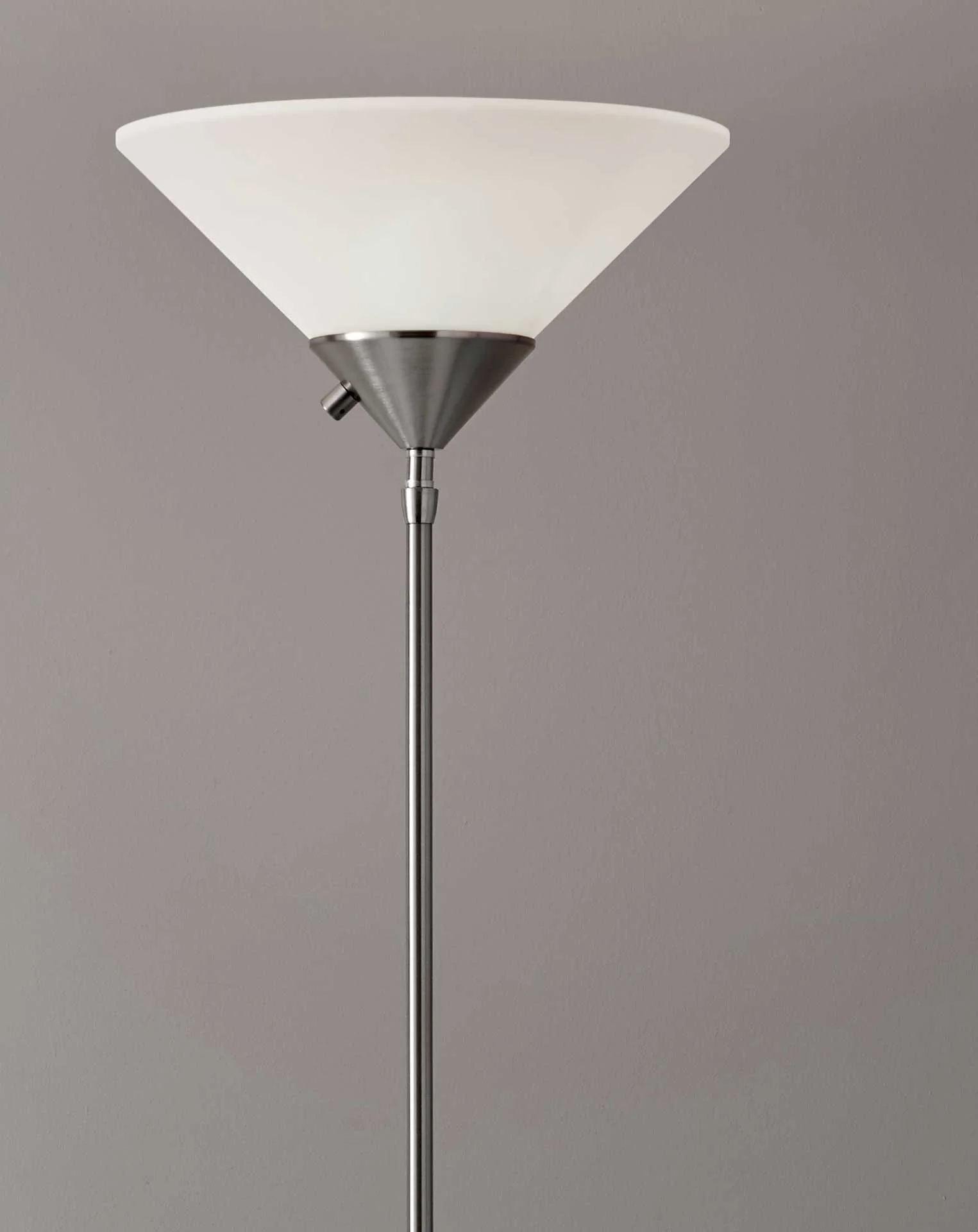 Puteaux Torchiere Brushed Steel - Image 3