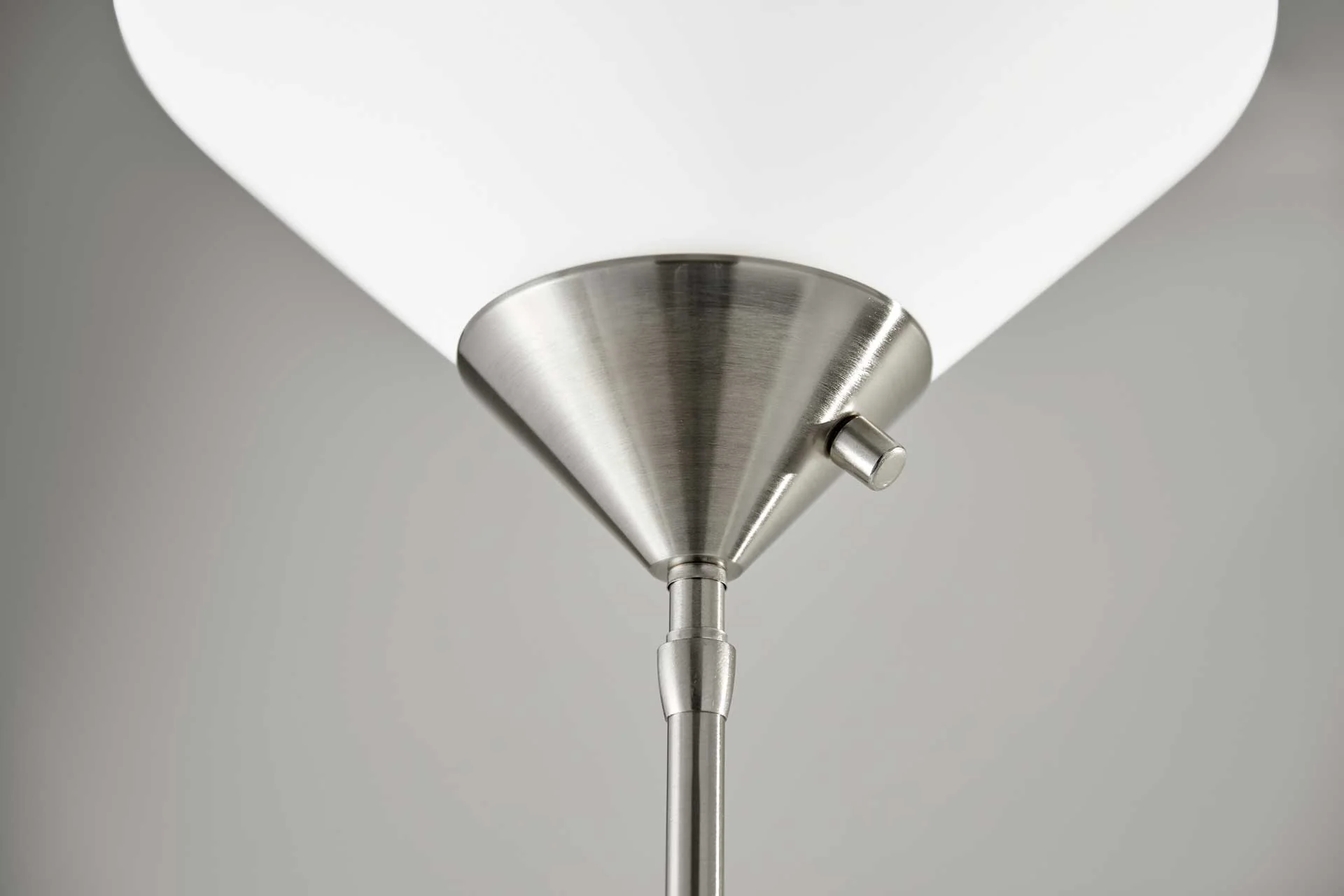 Puteaux Torchiere Brushed Steel - Image 4