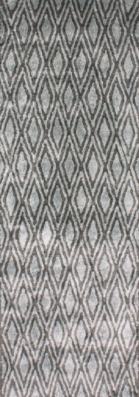 Quartz Charcoal/Sky Runner Rug - Image 2