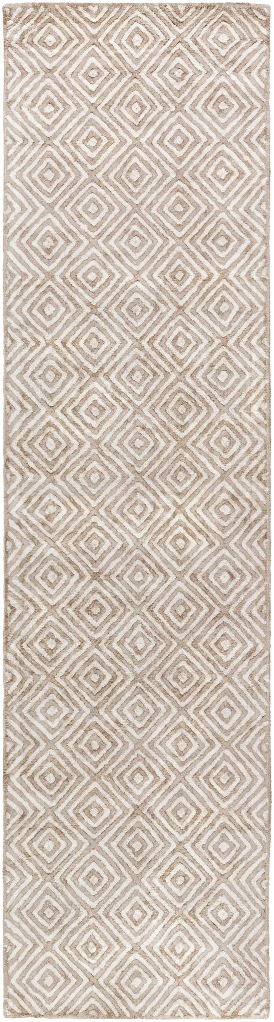 Quartz Ivory/Mocha Runner Rug - Image 2