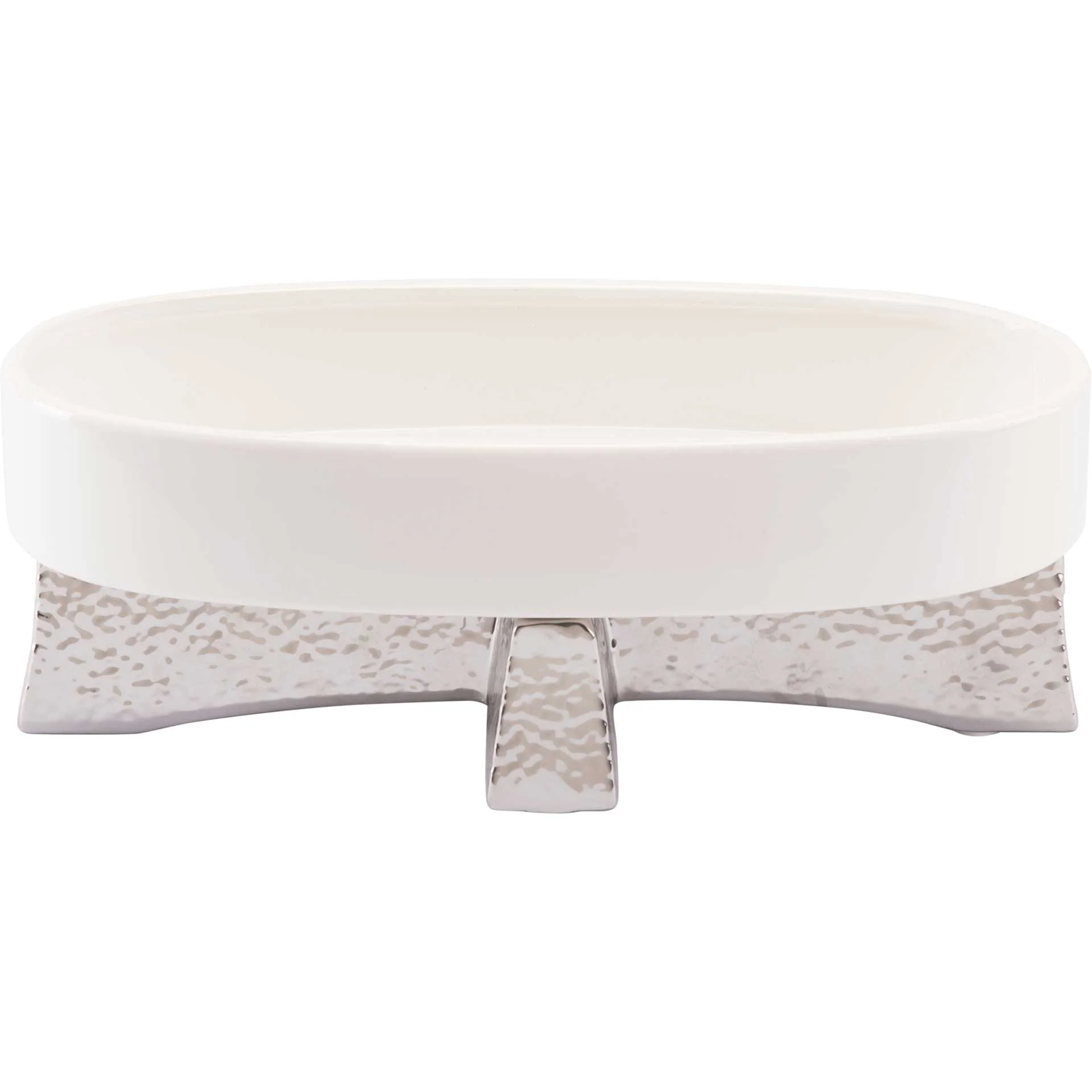 Queen Bowl White/Silver - Image 2
