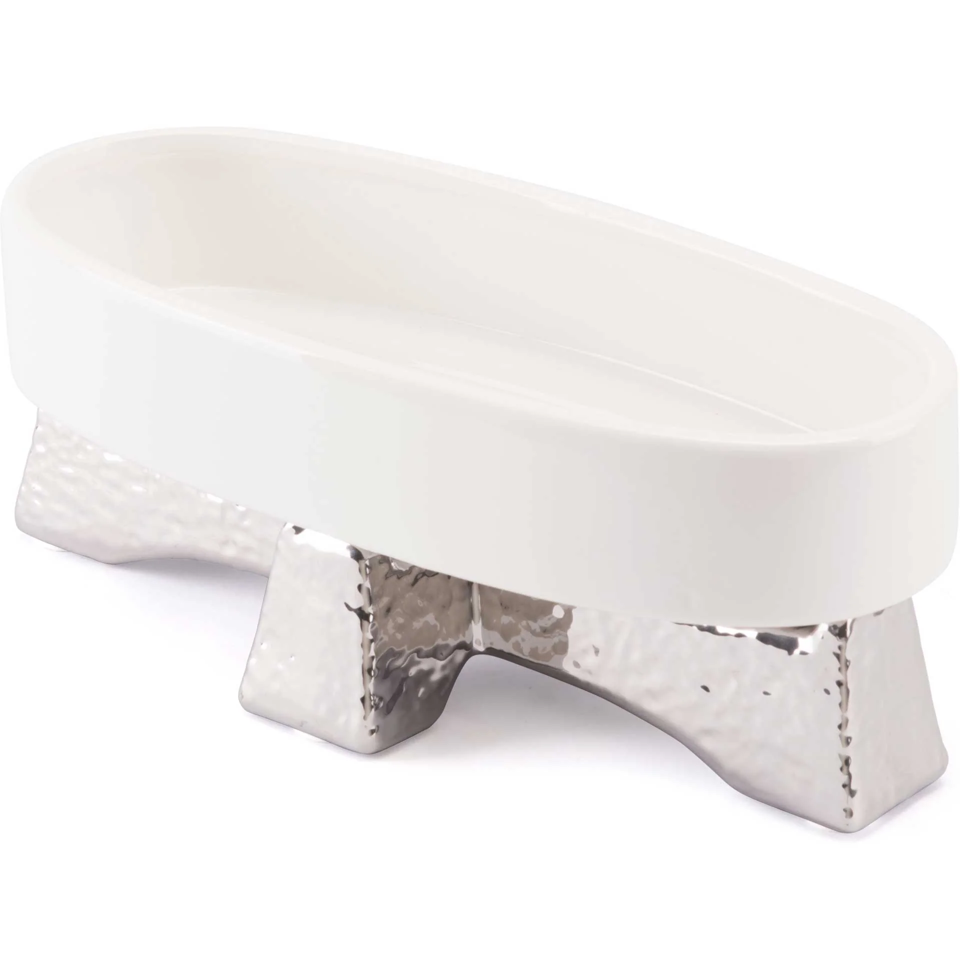 Queen Bowl White/Silver - Image 3