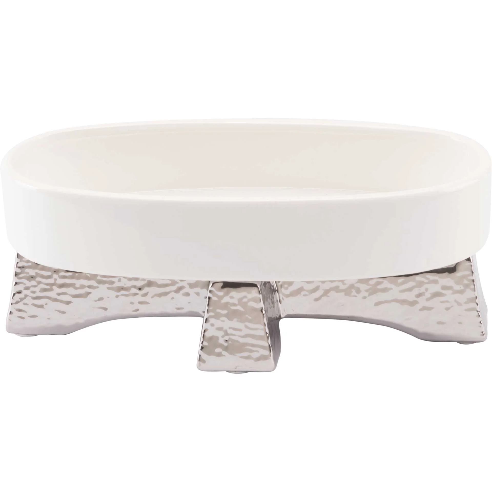 Queen Bowl White/Silver - Image 4