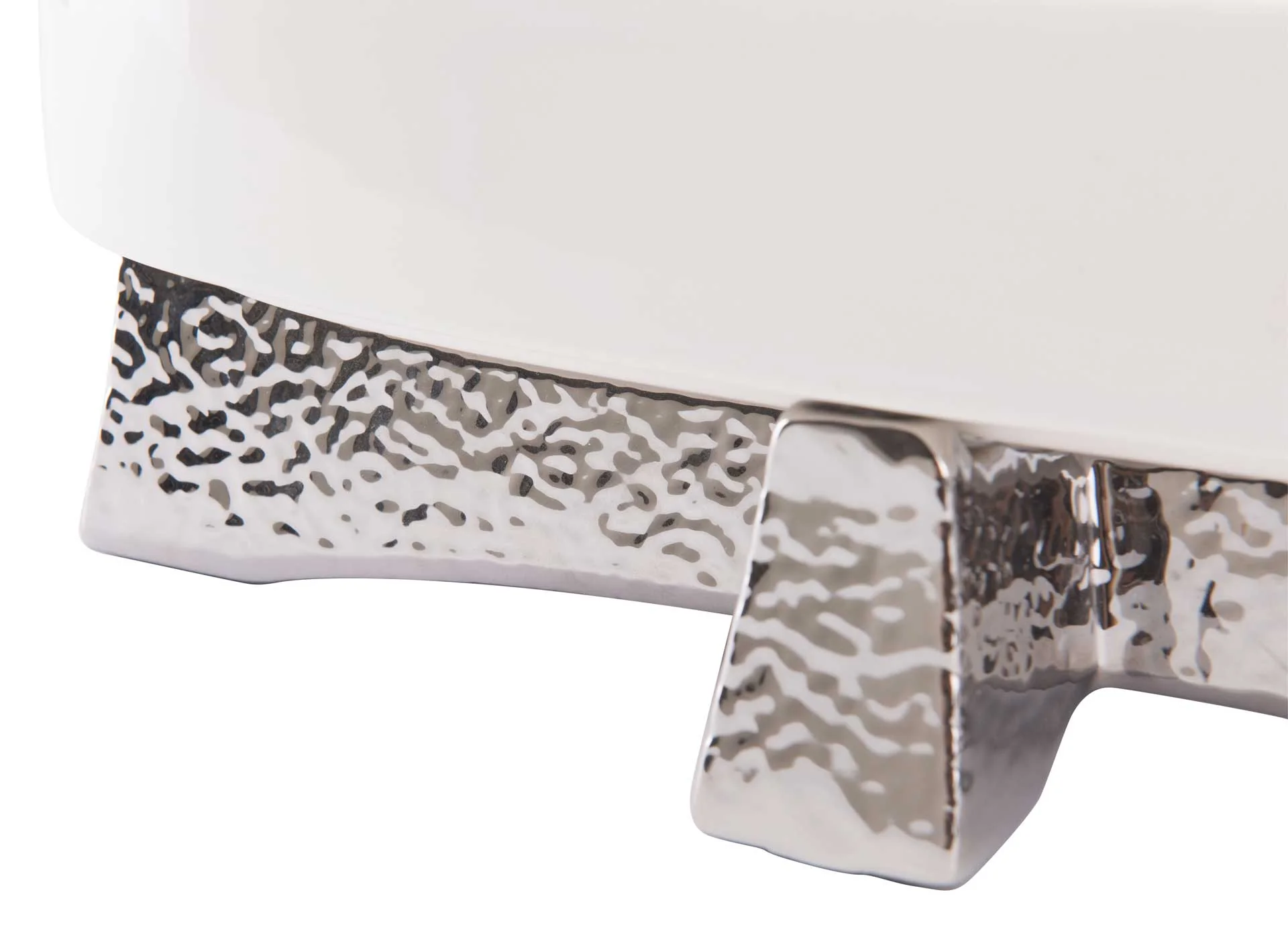 Queen Bowl White/Silver - Image 5