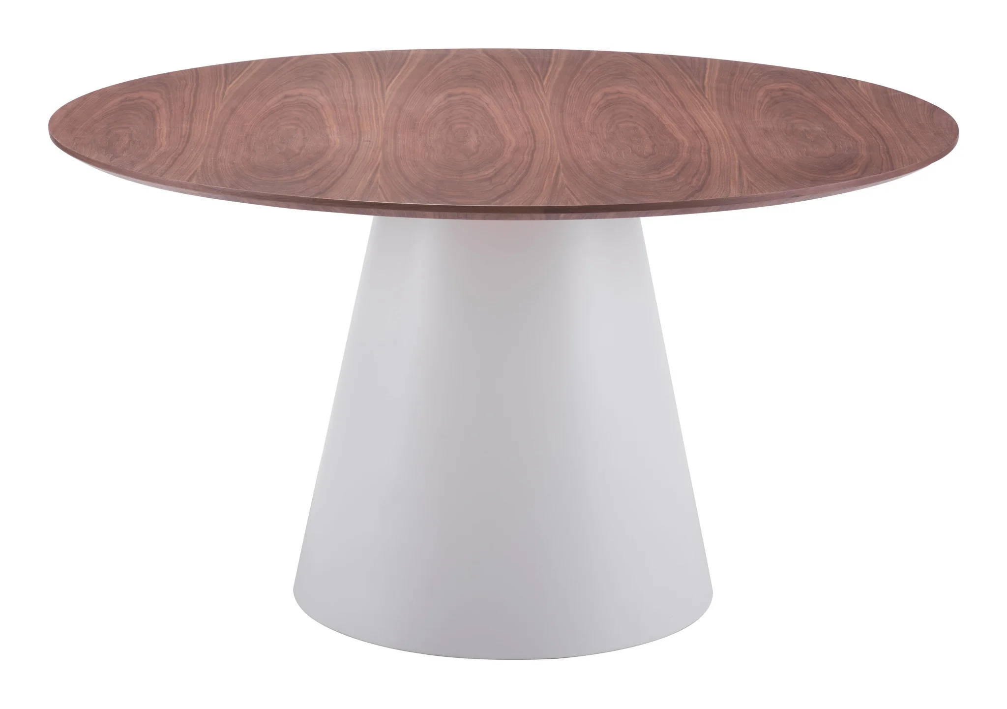 Quiescent Dining Table White & Walnut - Image 2
