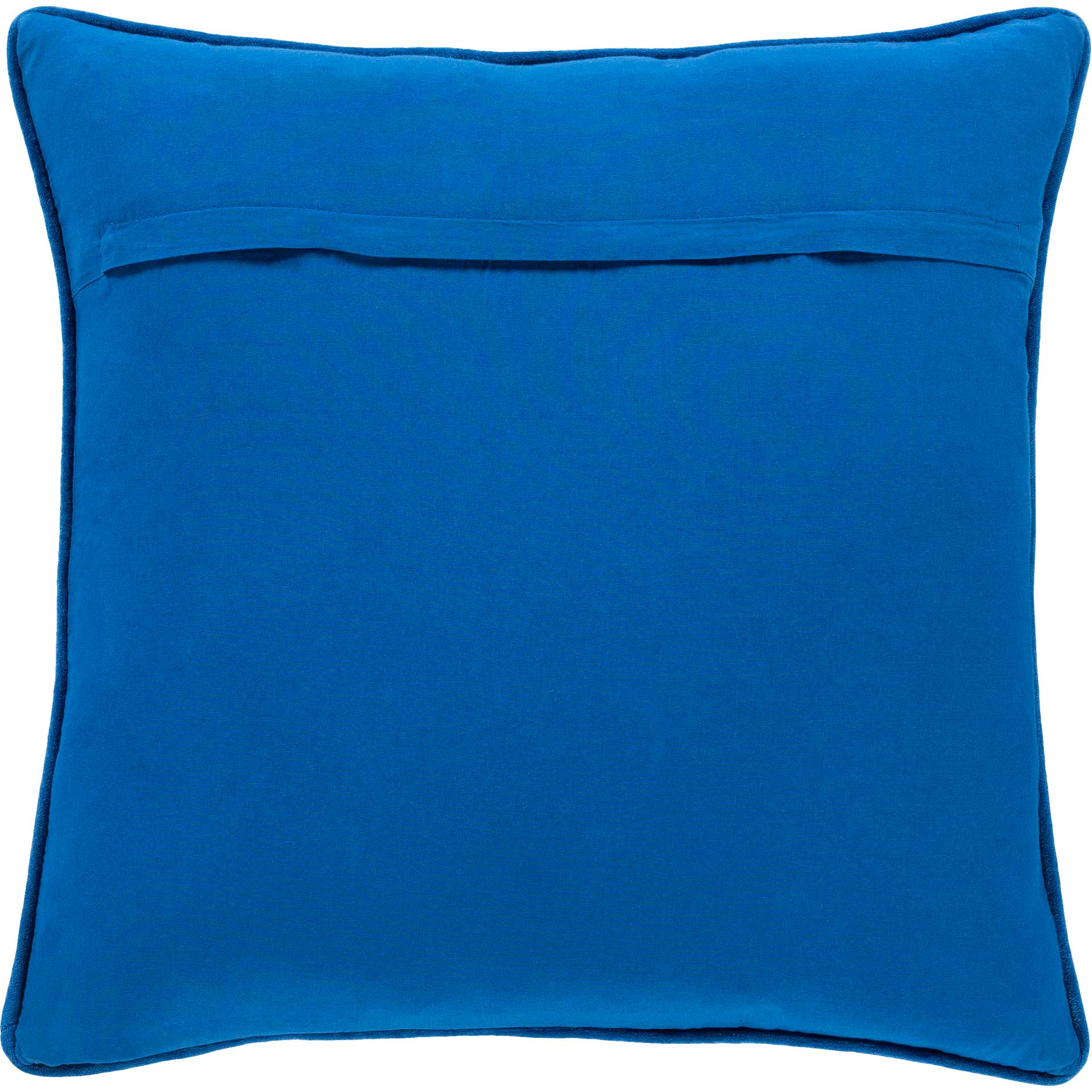 Quilted Pillow Bright Blue - Image 2
