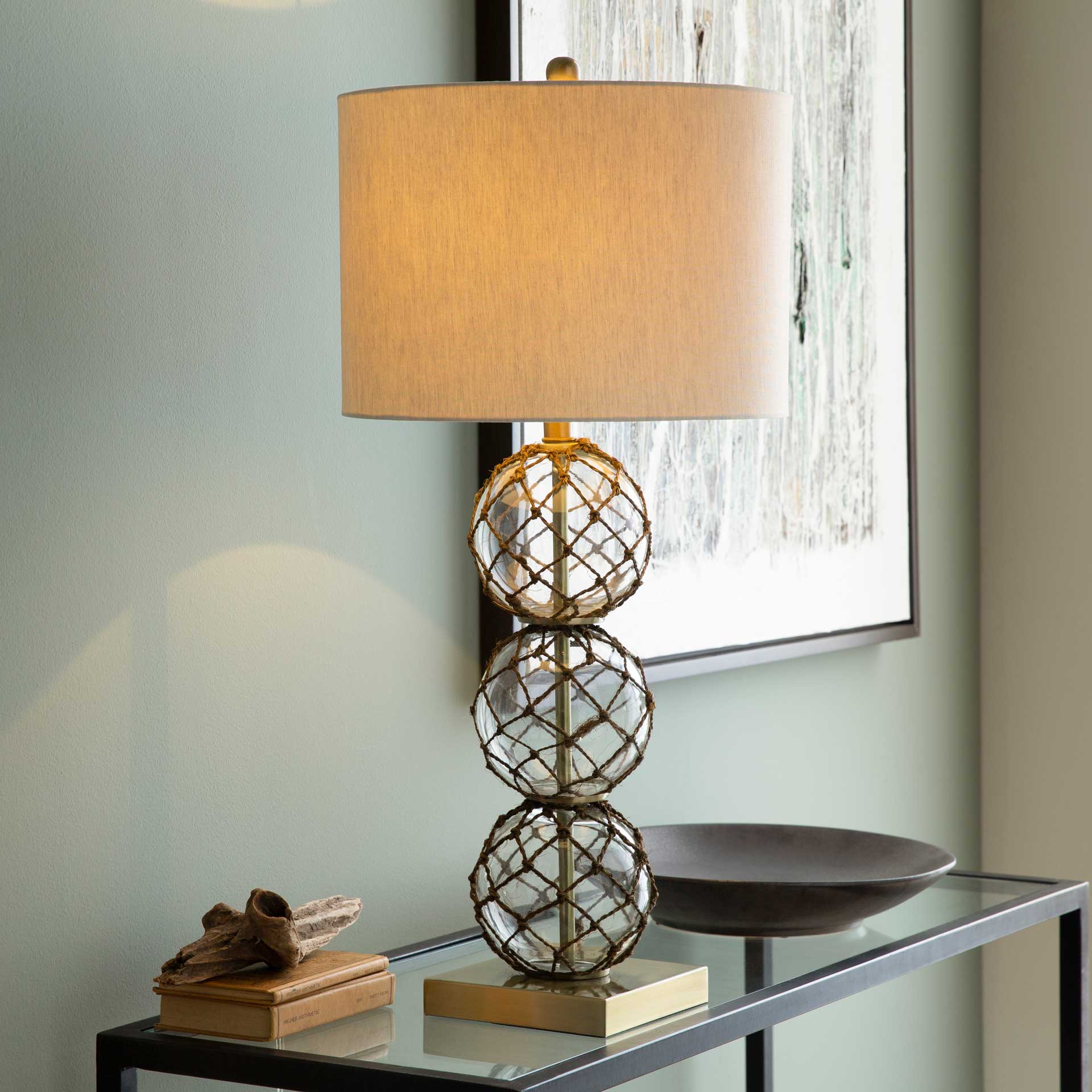 Rachel Table Lamp White/Beige - Image 7