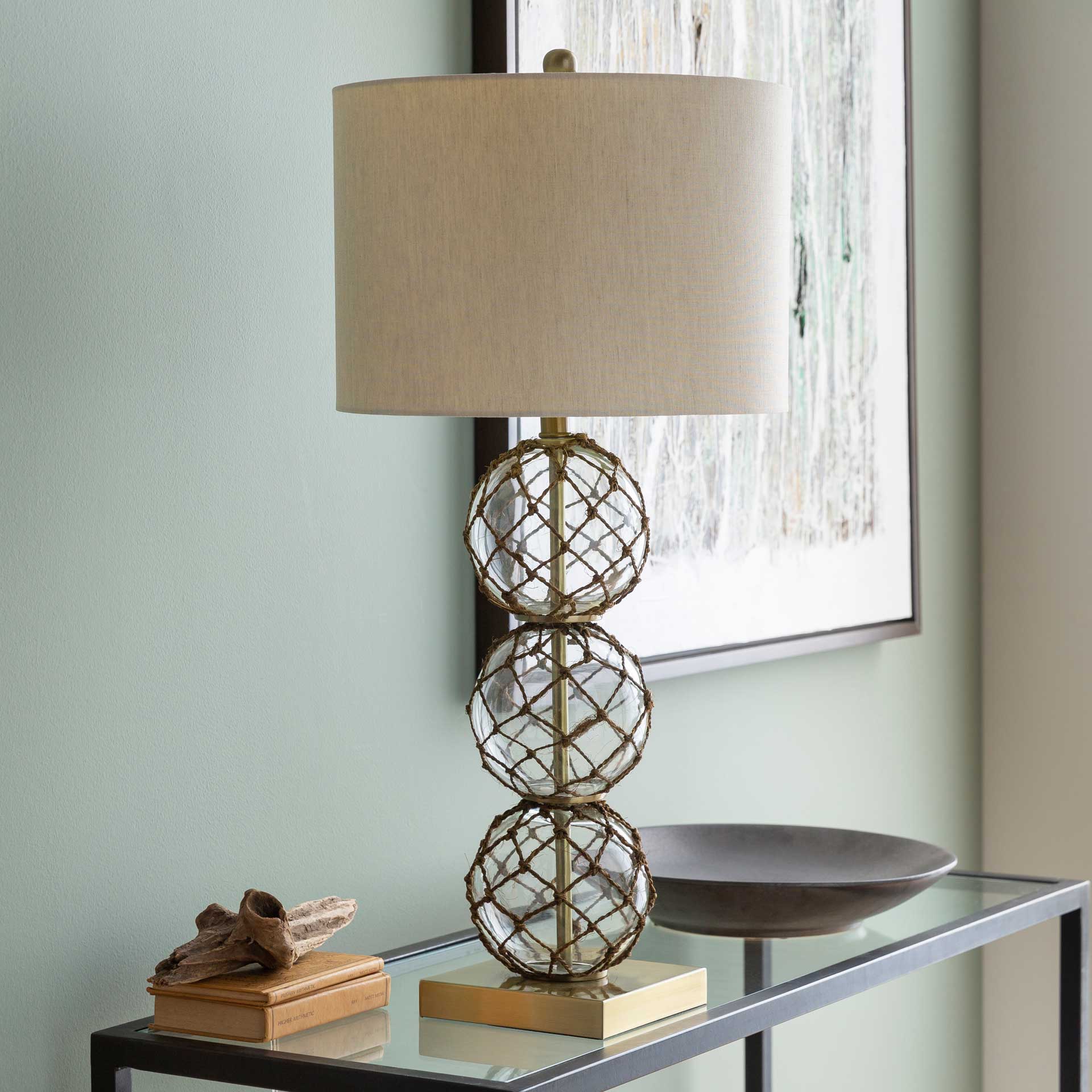 Rachel Table Lamp White/Beige - Image 8