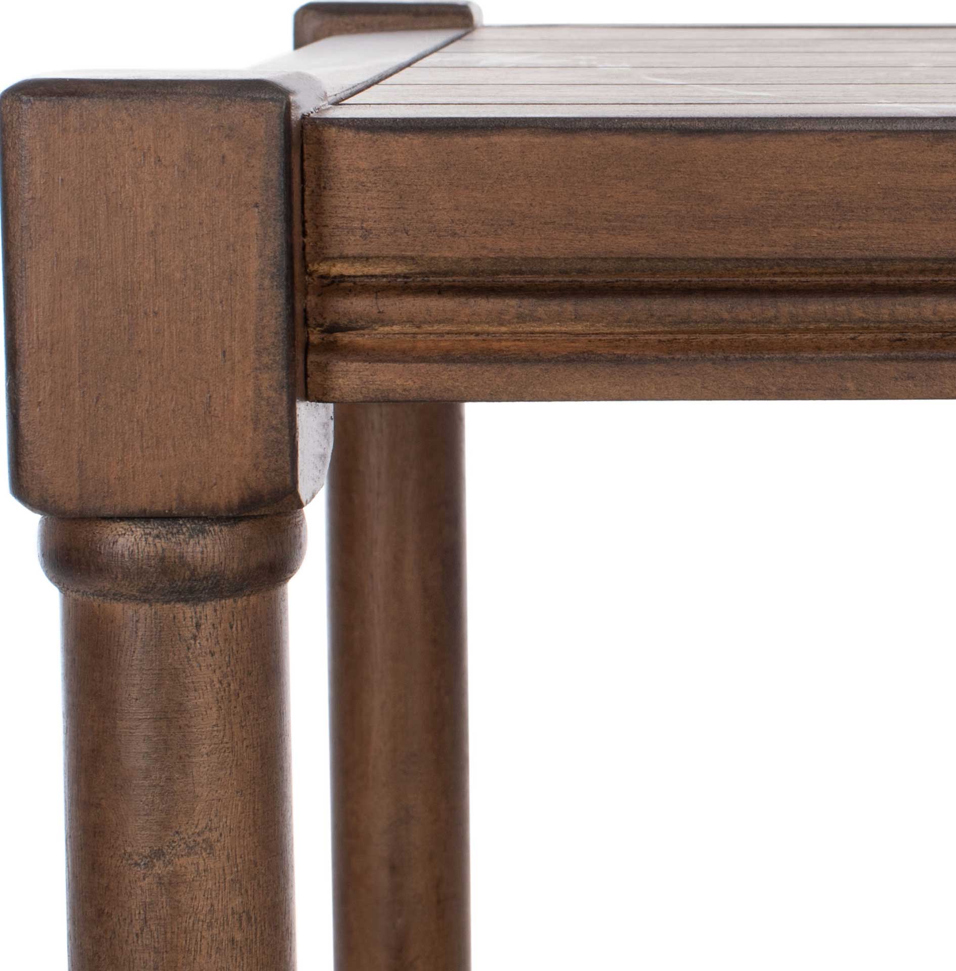 Radlin 3 Shelf Console Table Brown - Image 3