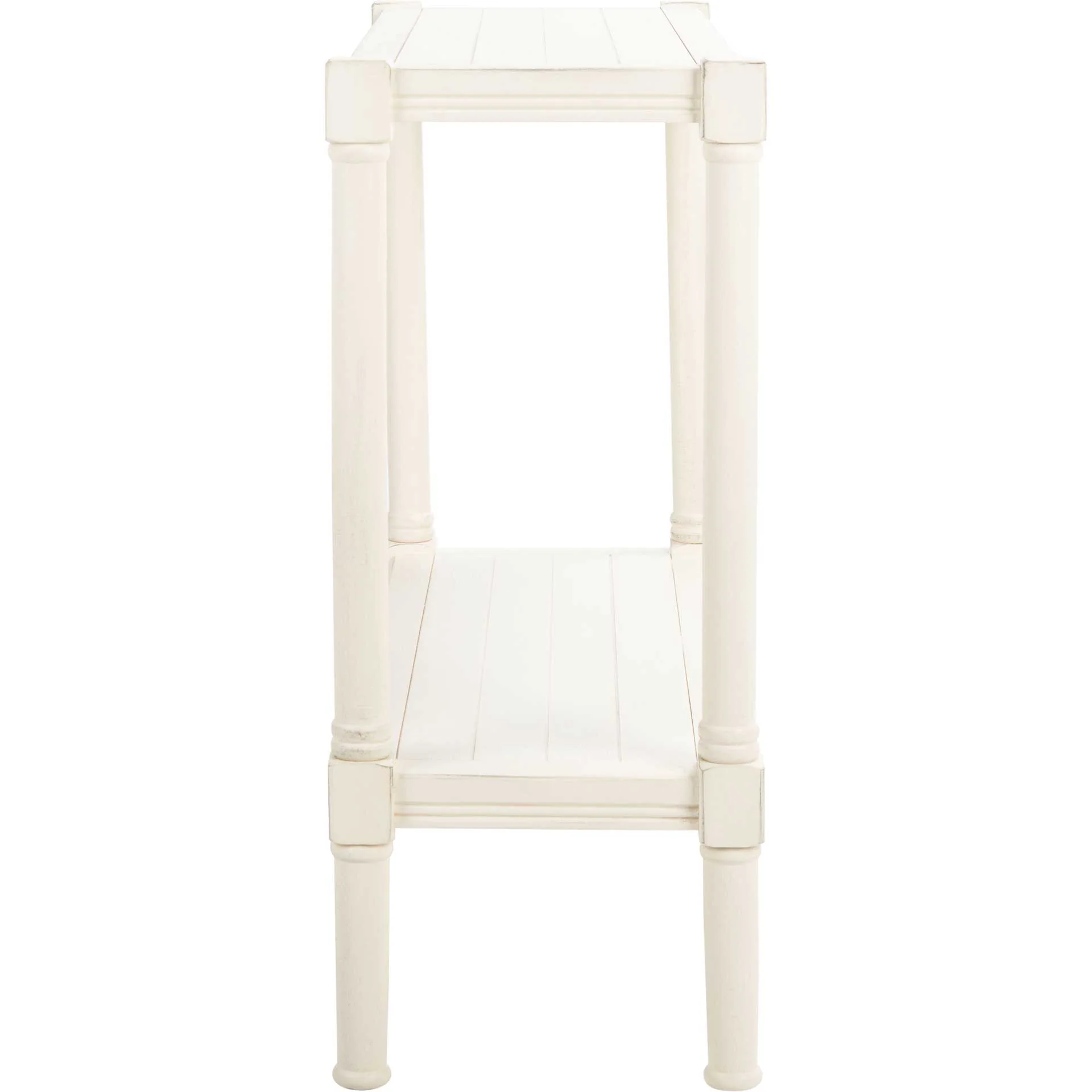 Radlin Console Table Distressed White - Image 2