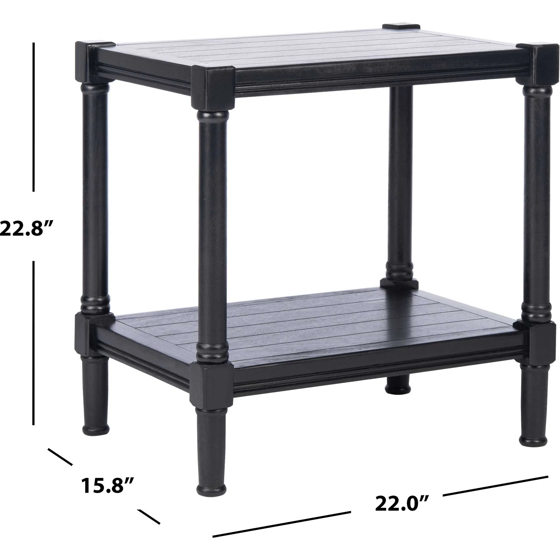 Radlin Rectangle Accent Table Black - Image 6