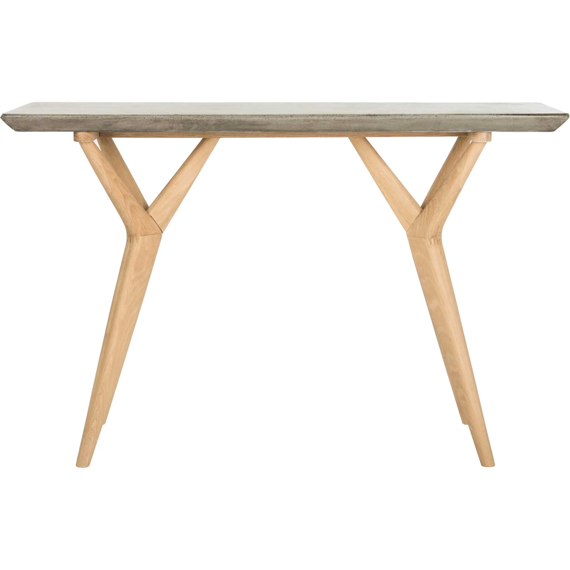 Rafin Modern Concrete Console Dark Gray - Image 4