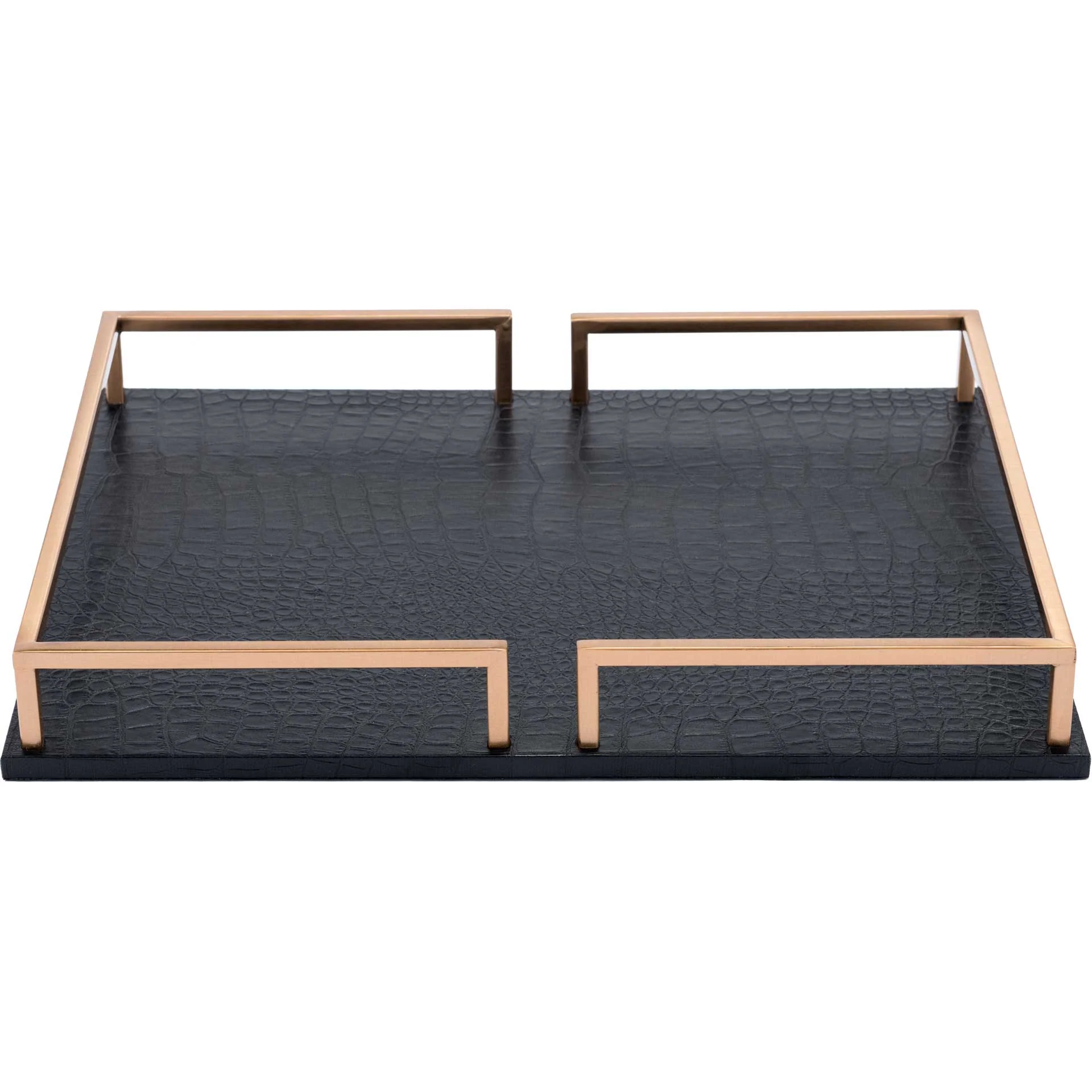 Rail Square Tray Black - Image 3
