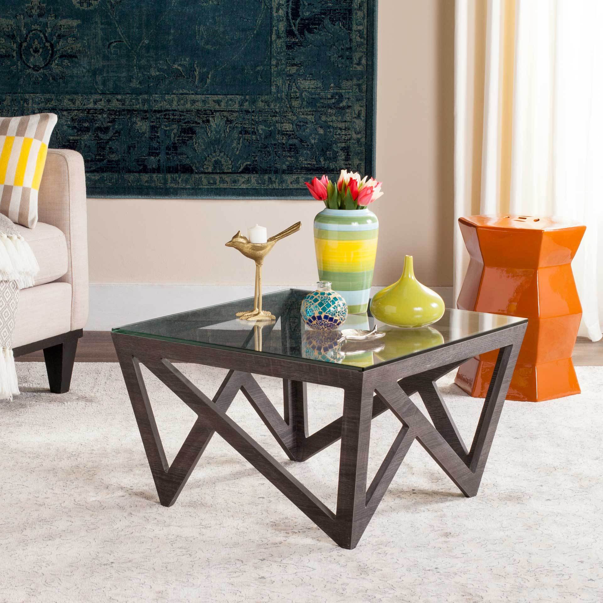 Raina Glass Top Coffee Table - Image 3
