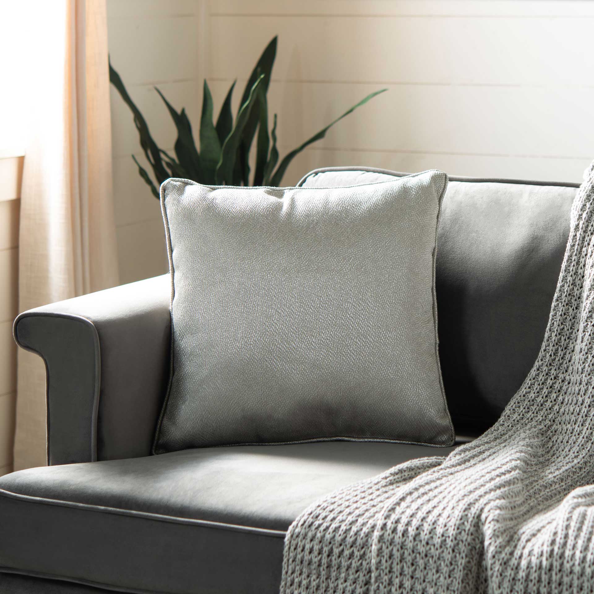 Rainey Pillow Light Gray - Image 3
