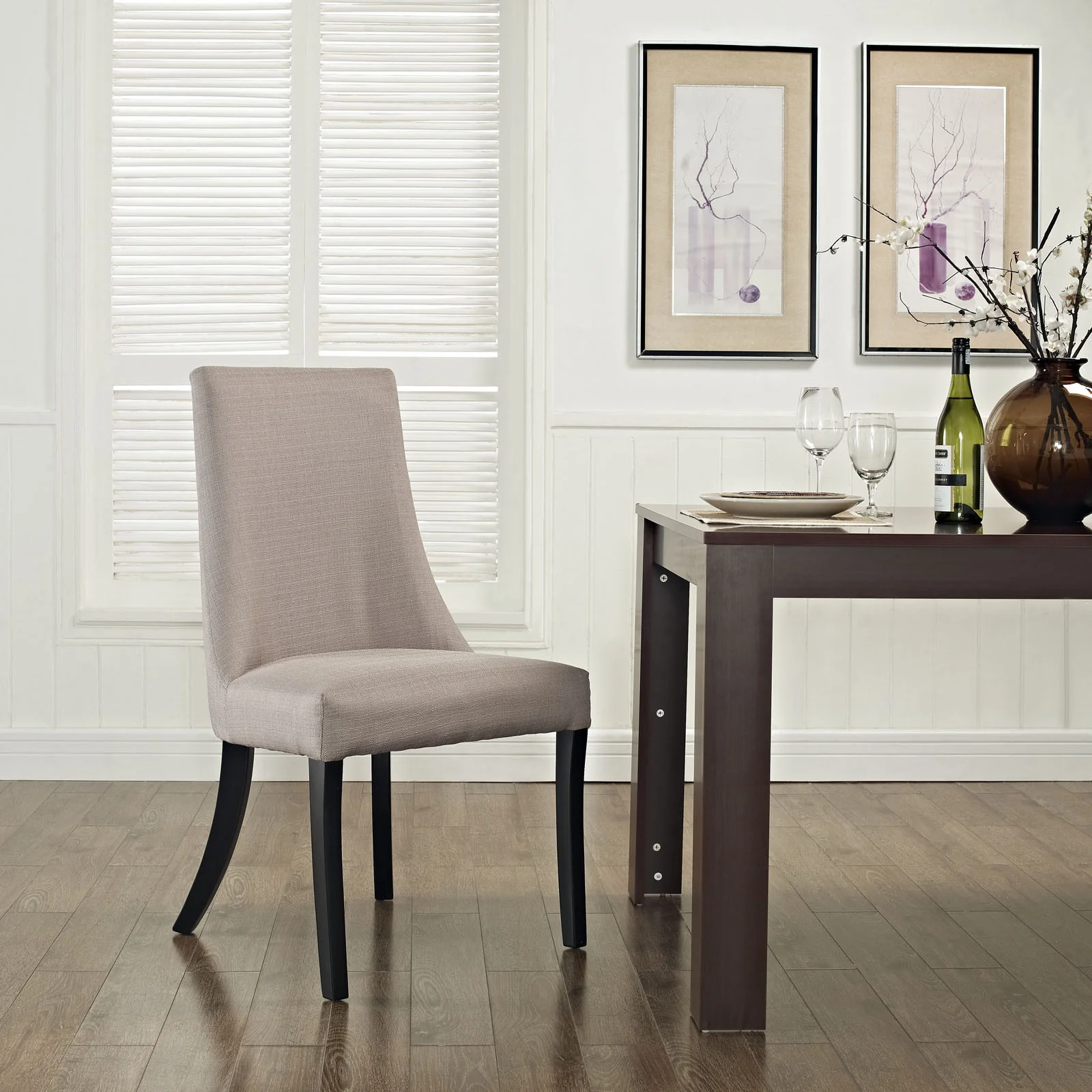 Raisa Side Chair Beige - Image 4