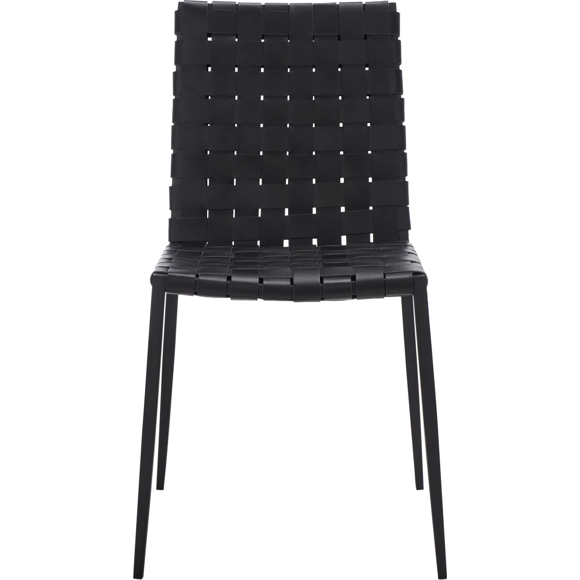Ralen Woven Dining Chair Black/Black (Set of 2) - Image 3
