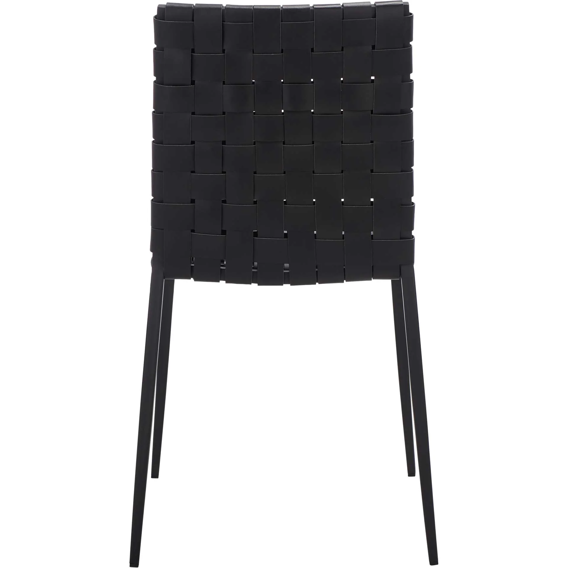 Ralen Woven Dining Chair Black/Black (Set of 2) - Image 4