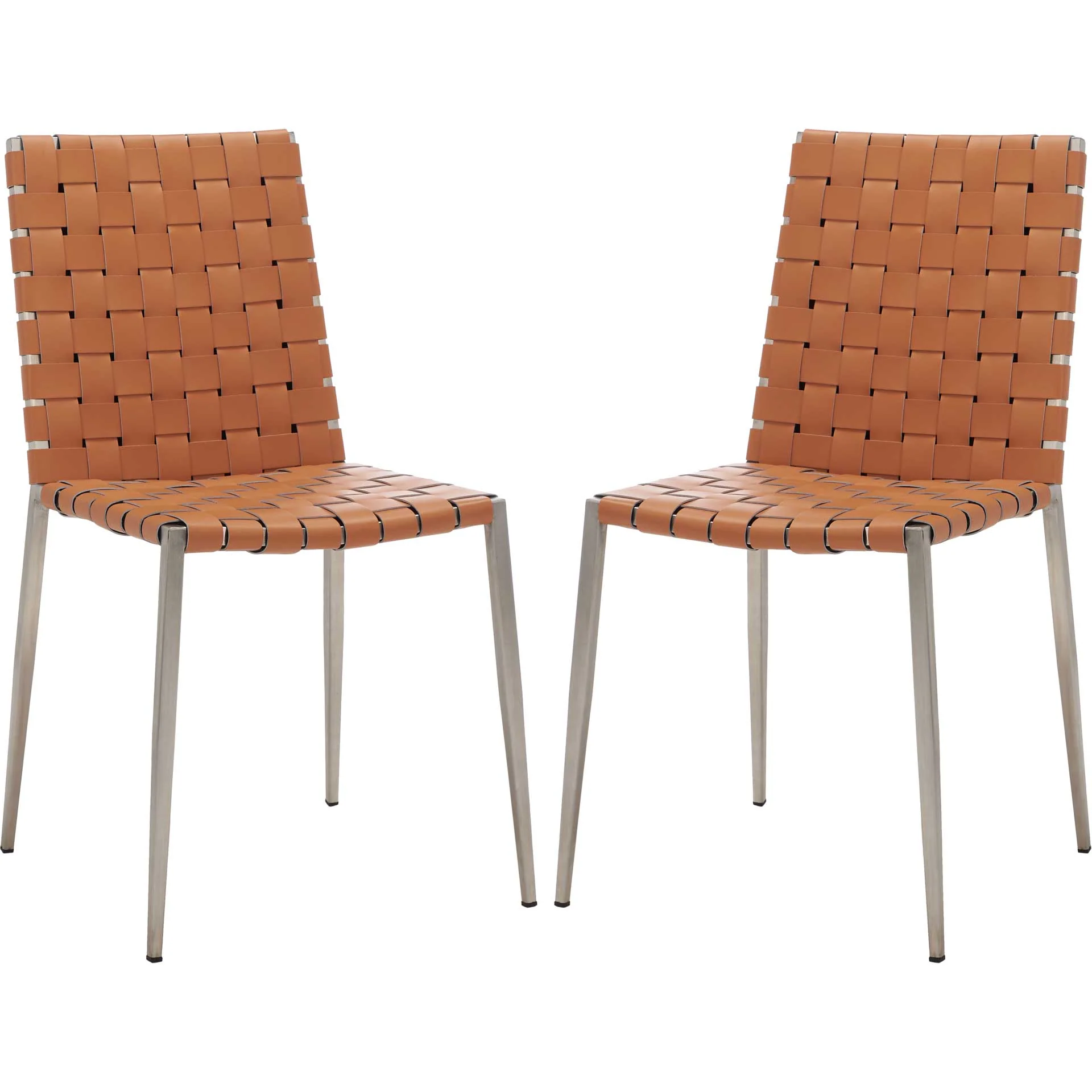 Ralen Woven Dining Chair Natural/Silver (Set of 2) - Image 2