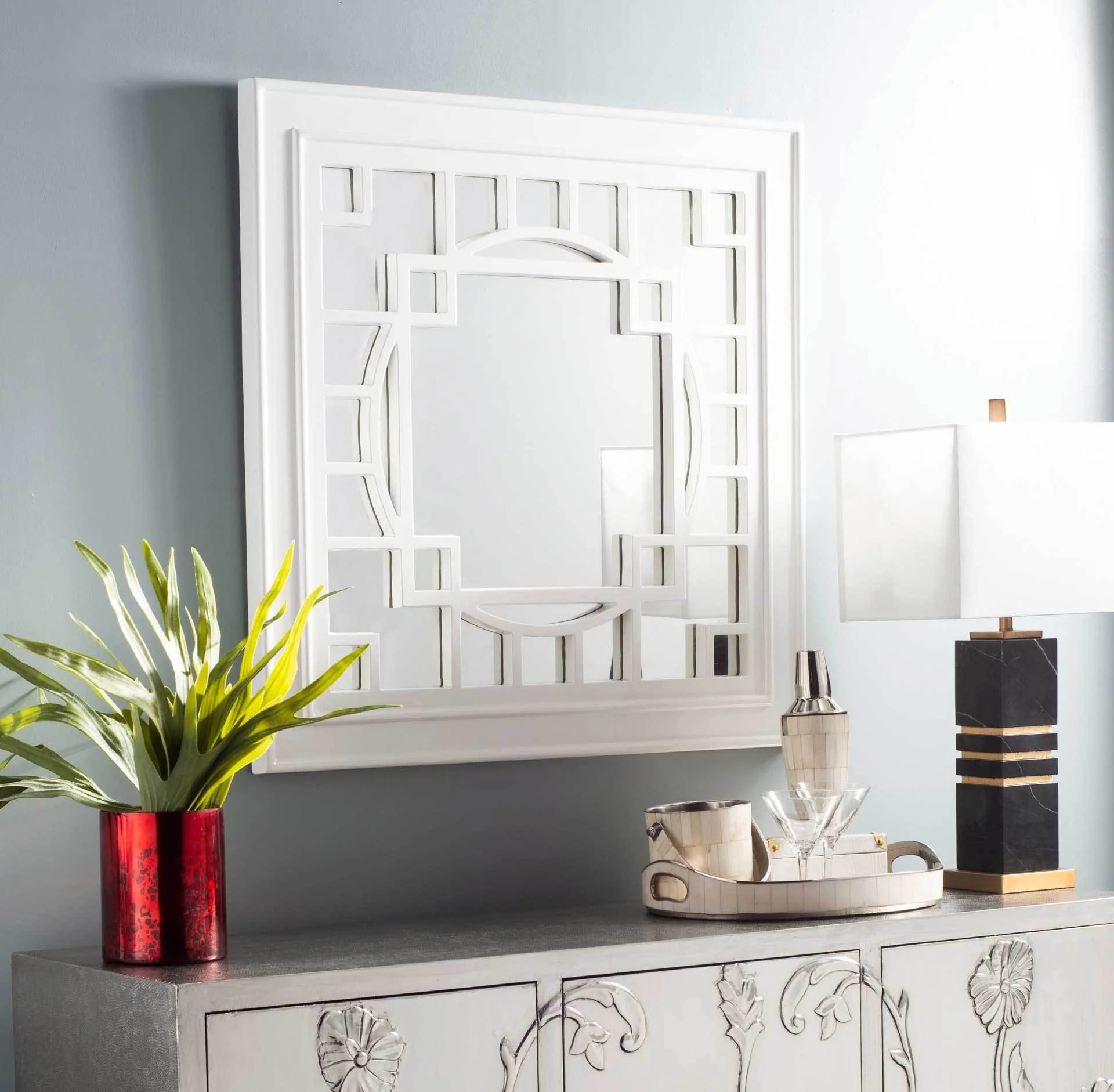 Ramiro Fenced Mirror - Image 2